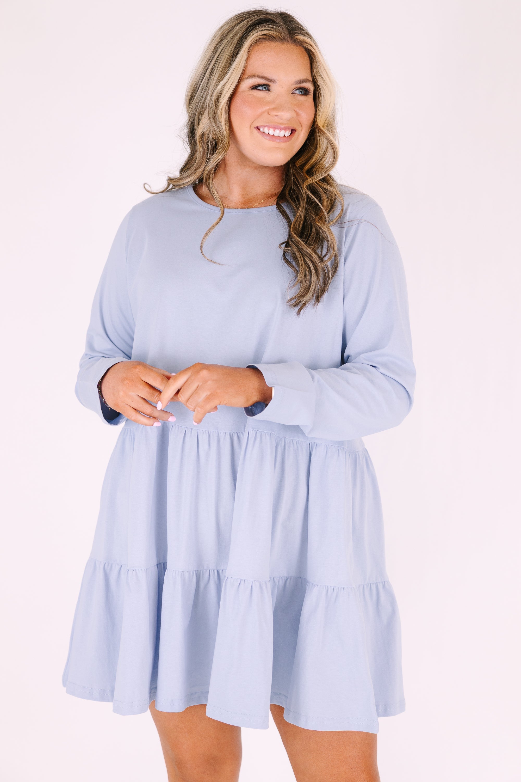From Here On Out Dress, Blue