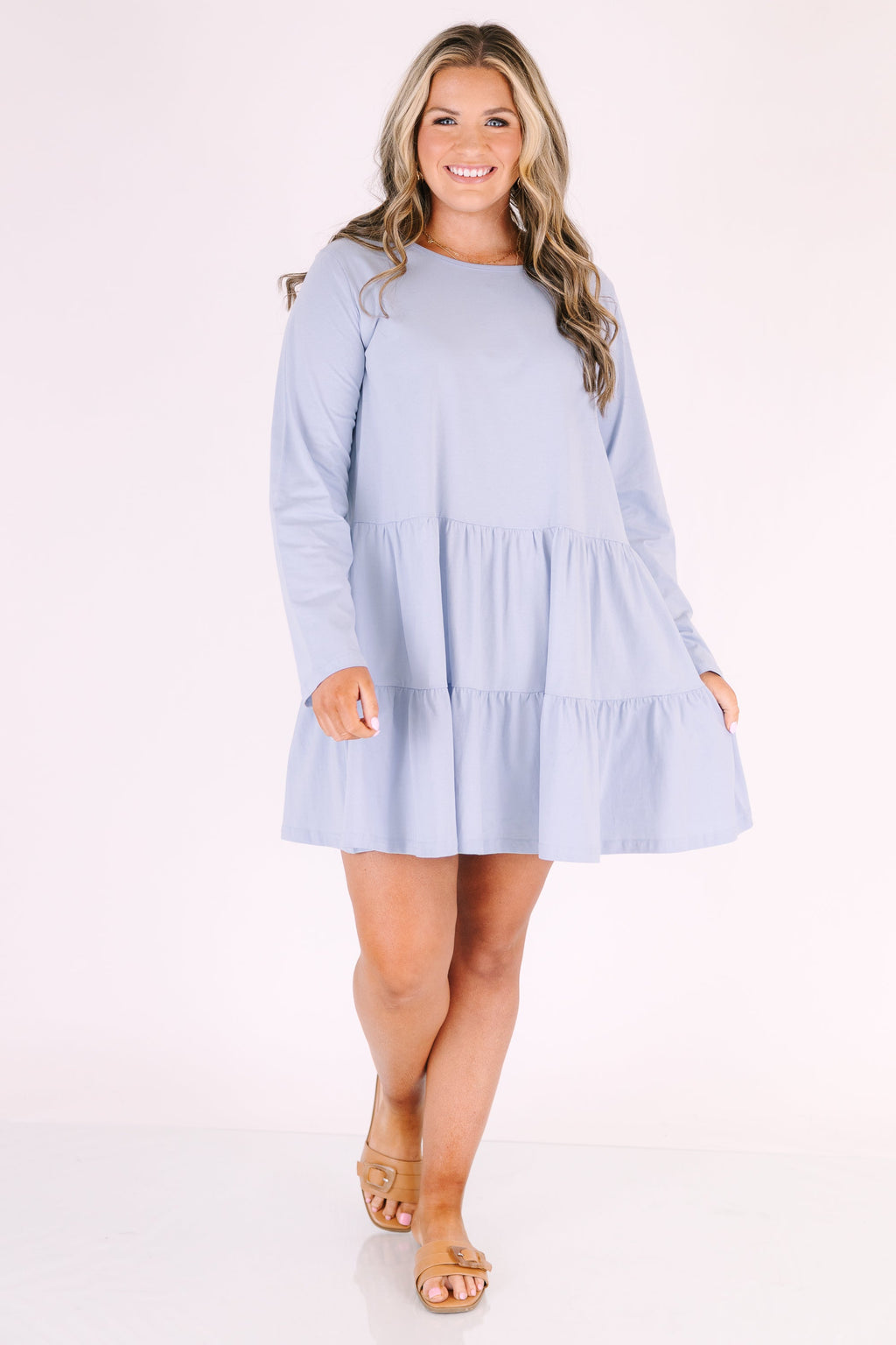 From Here On Out Dress, Blue