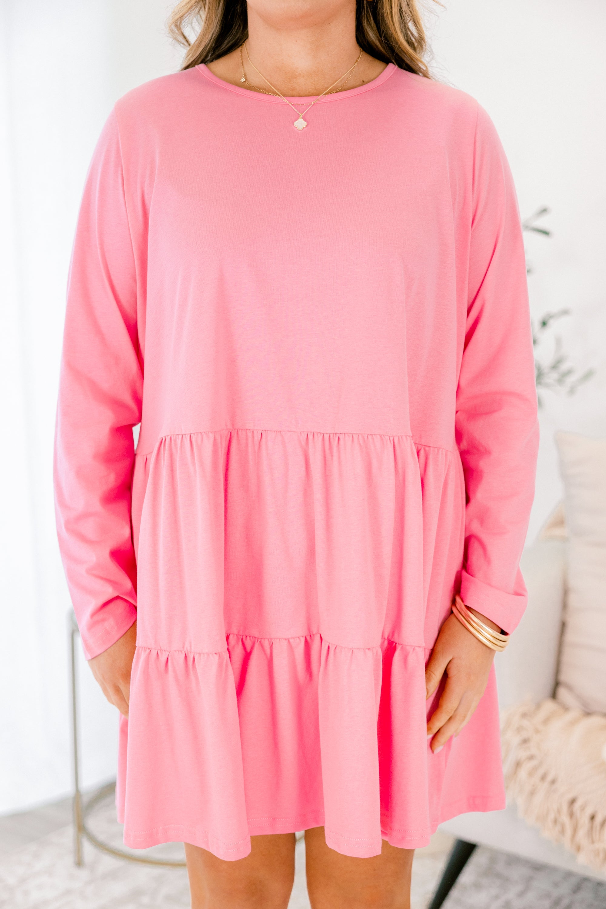 From Here On Out Dress, Pink