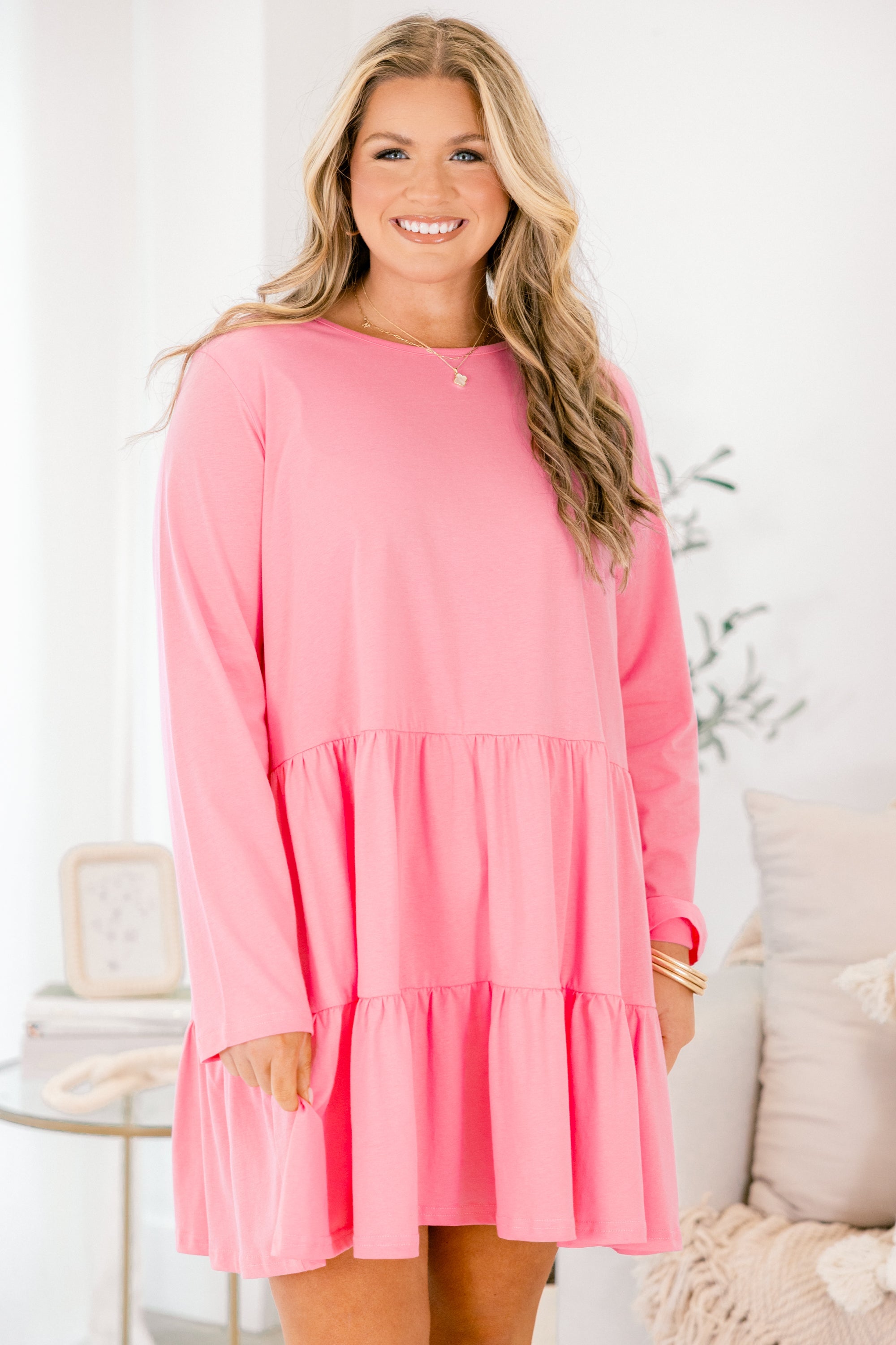 From Here On Out Dress, Pink