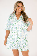 Where The Wild Things Are Pajama Set, Blue Hydrangea