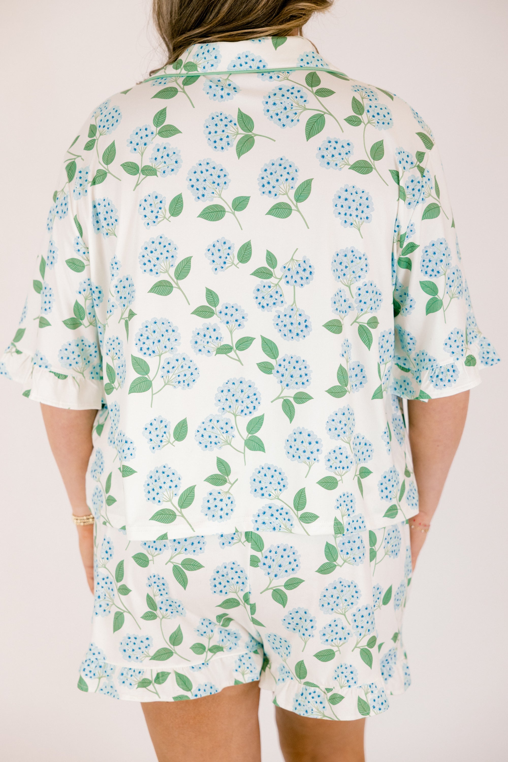 Where The Wild Things Are Pajama Set, Blue Hydrangea