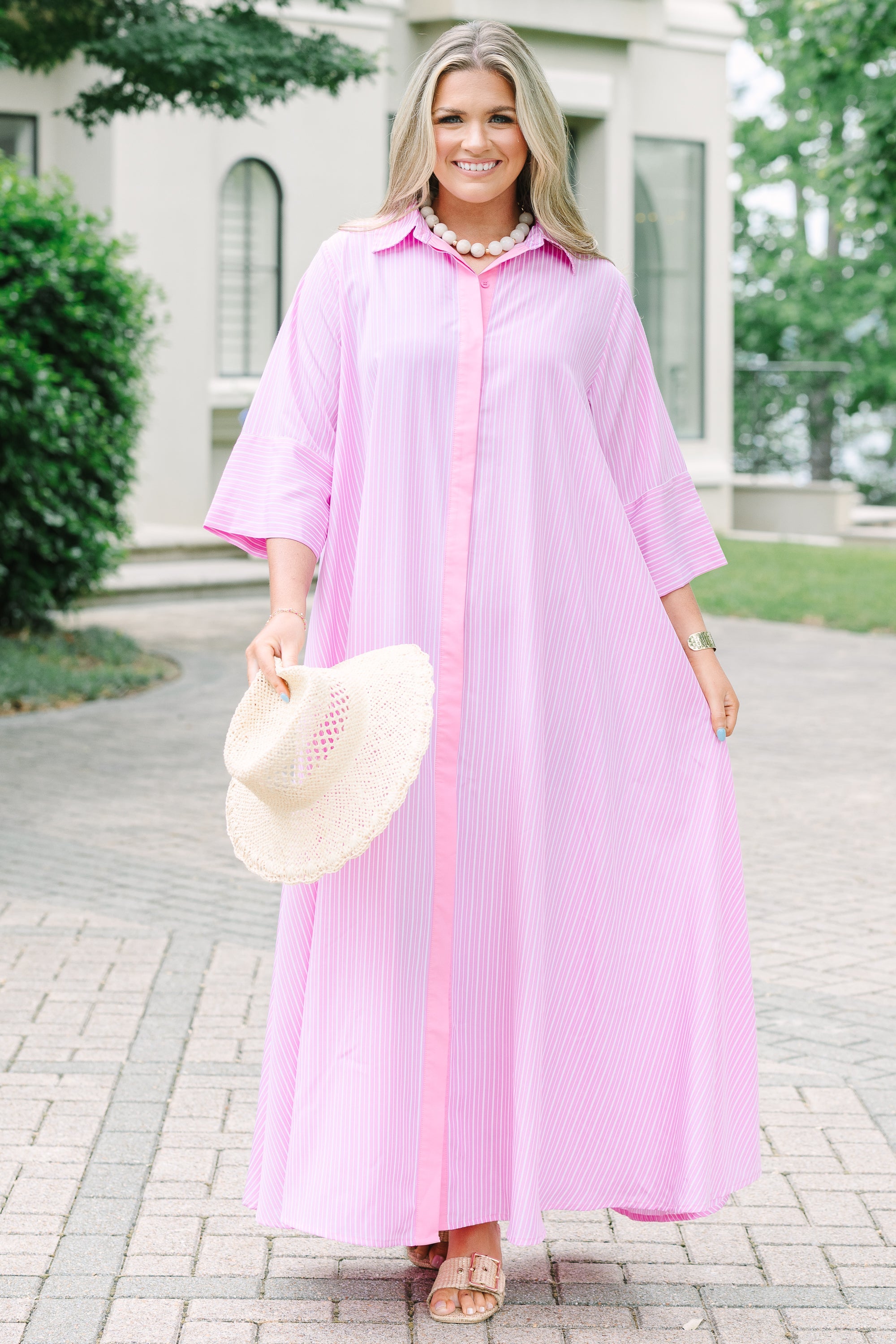 Get A Move On Dress, Light Pink