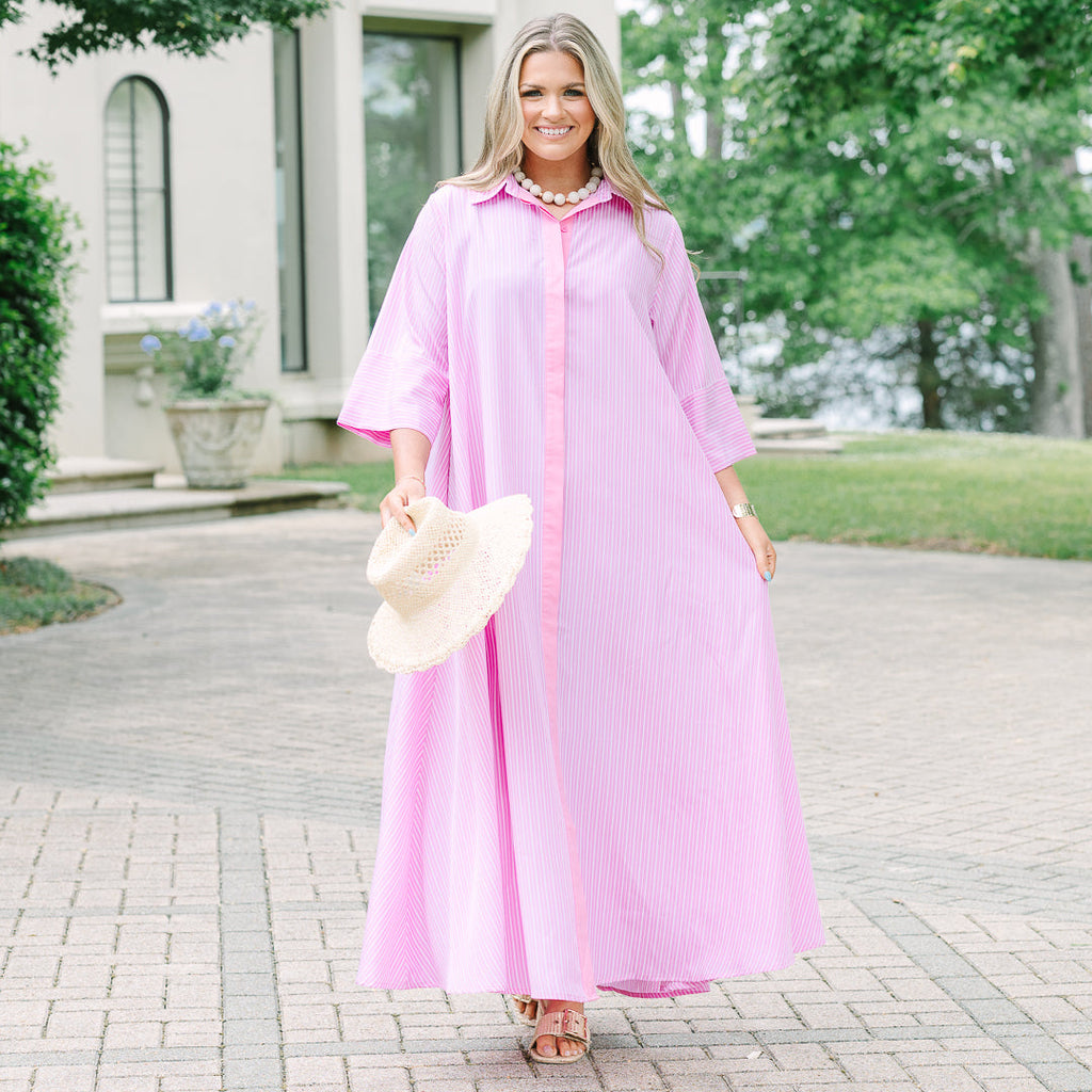 Get A Move On Dress, Light Pink