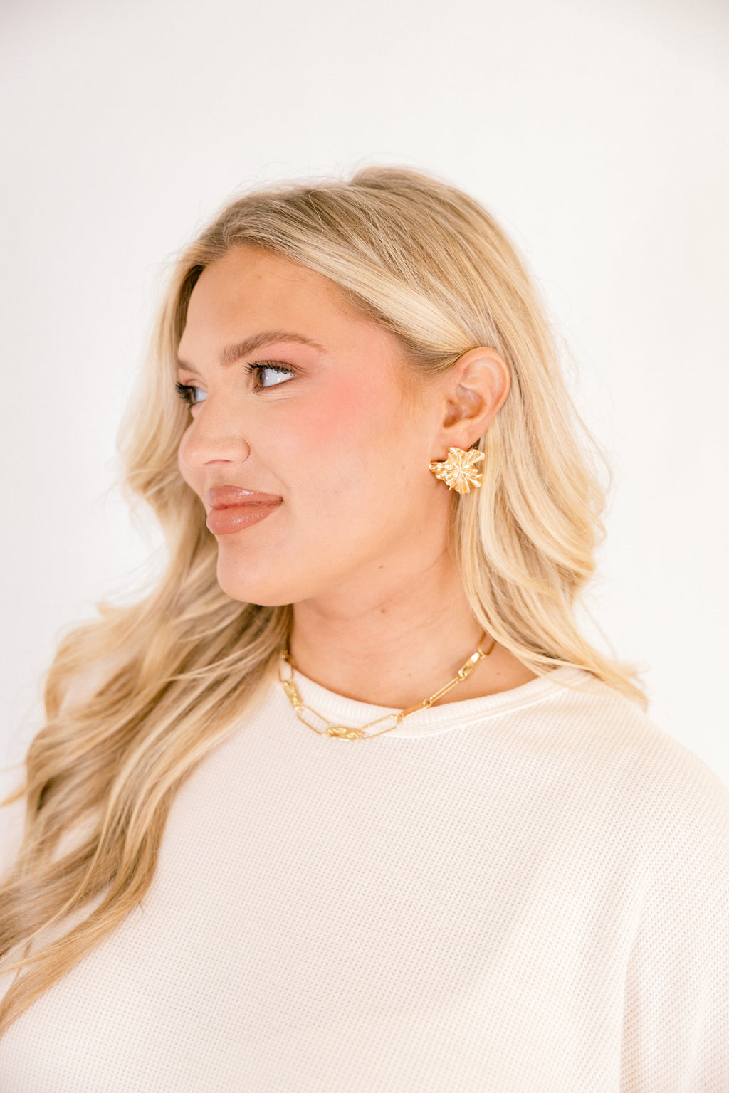 Garden Party Earrings, Gold