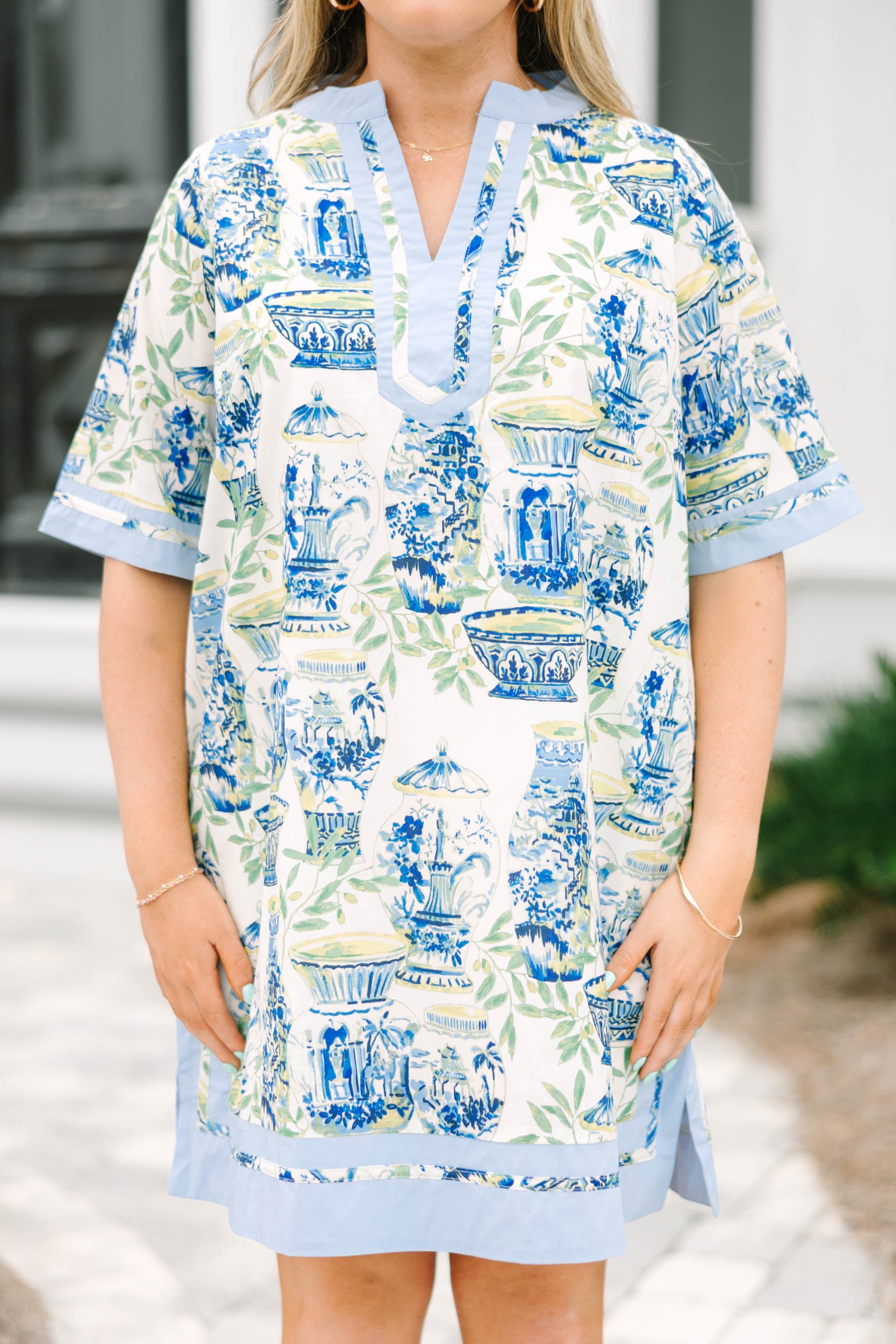 Good Things Ahead Dress, Blue