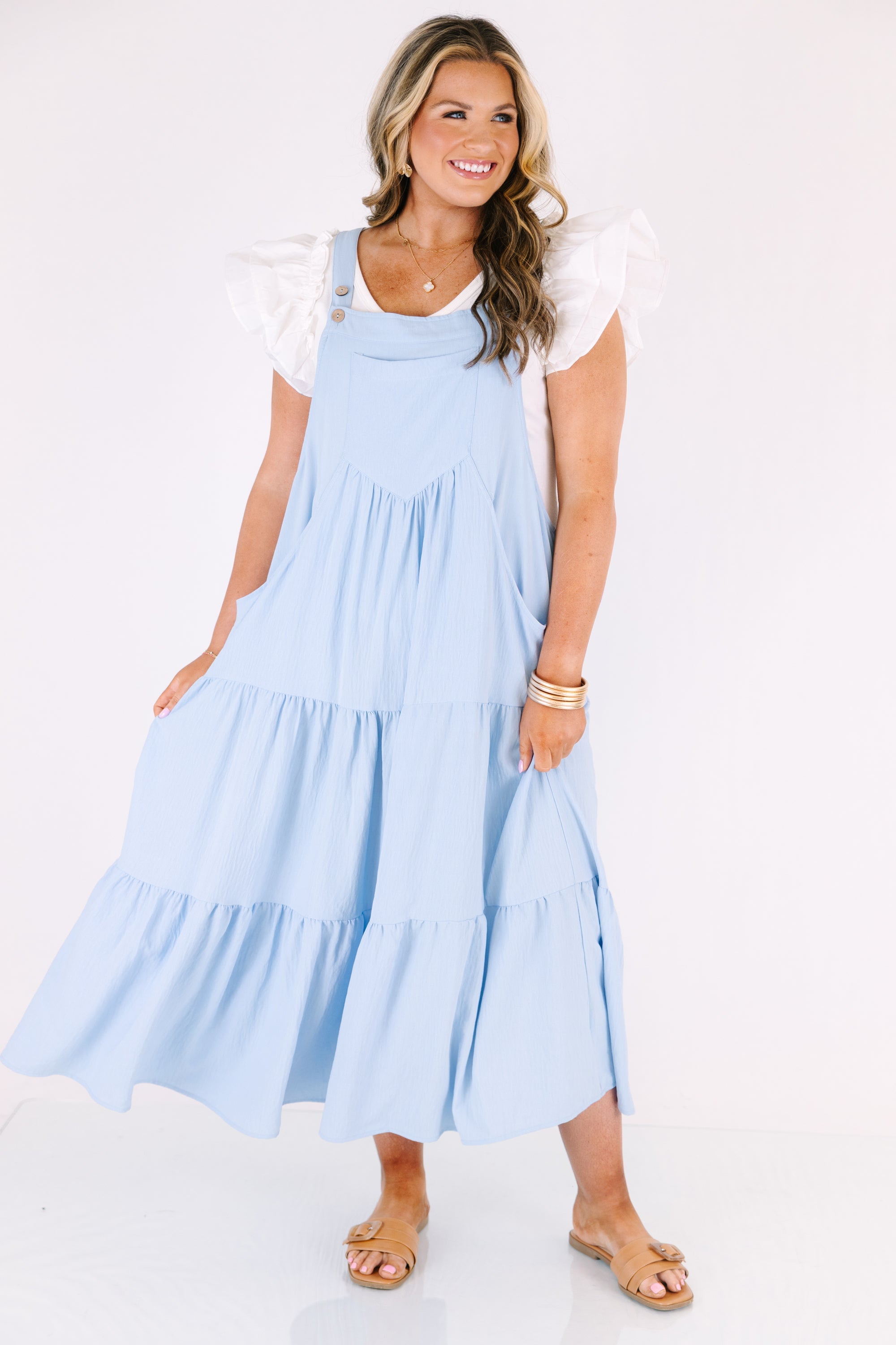 Got To Dance Dress, Baby Blue
