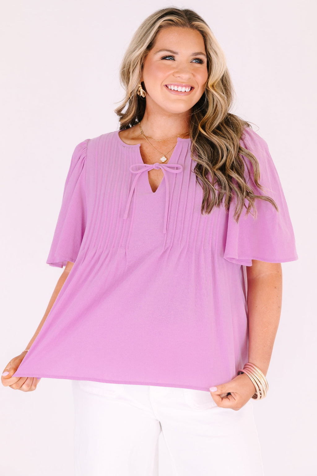 Go With It Top, Pink