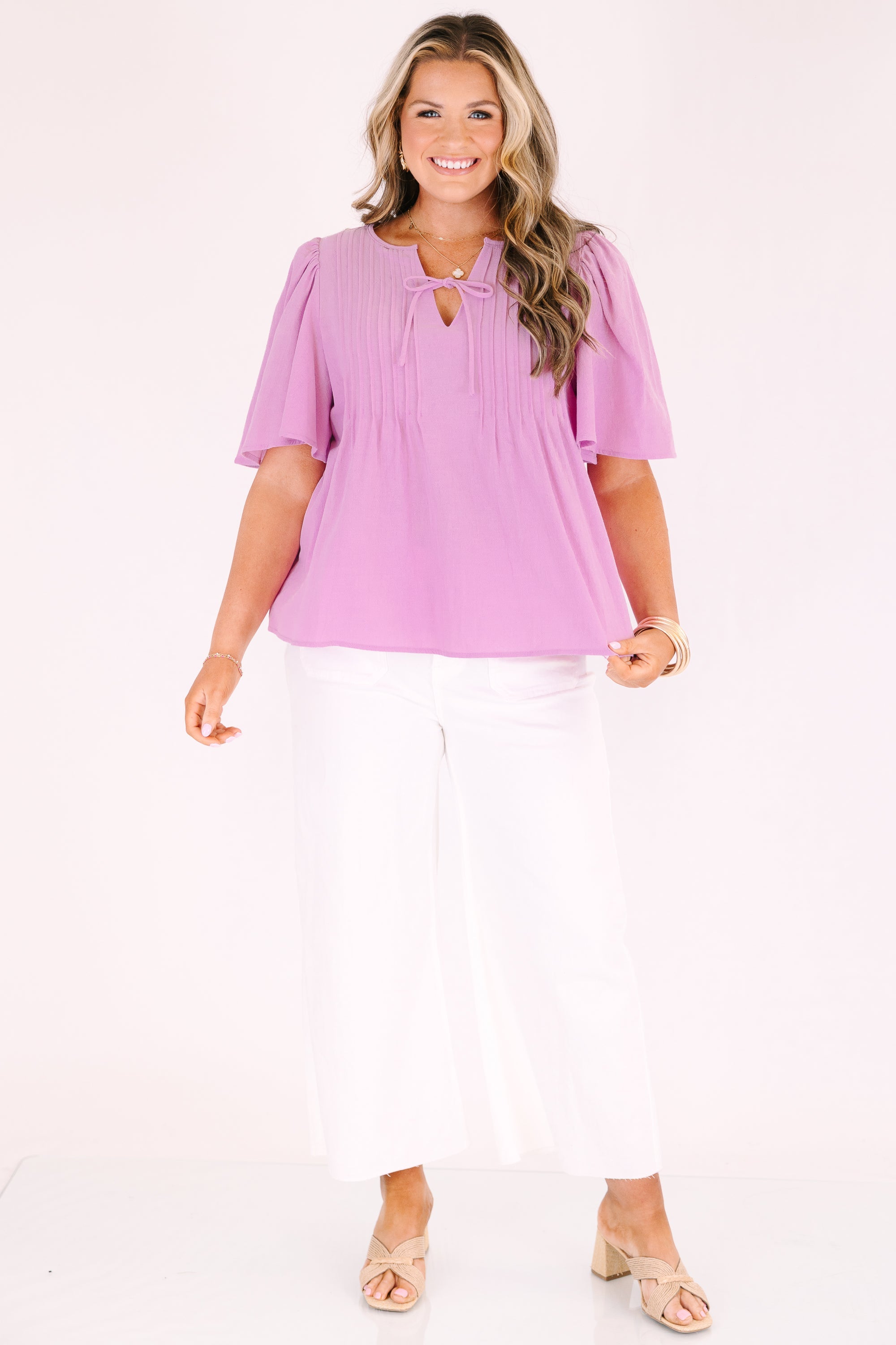 Go With It Top, Pink