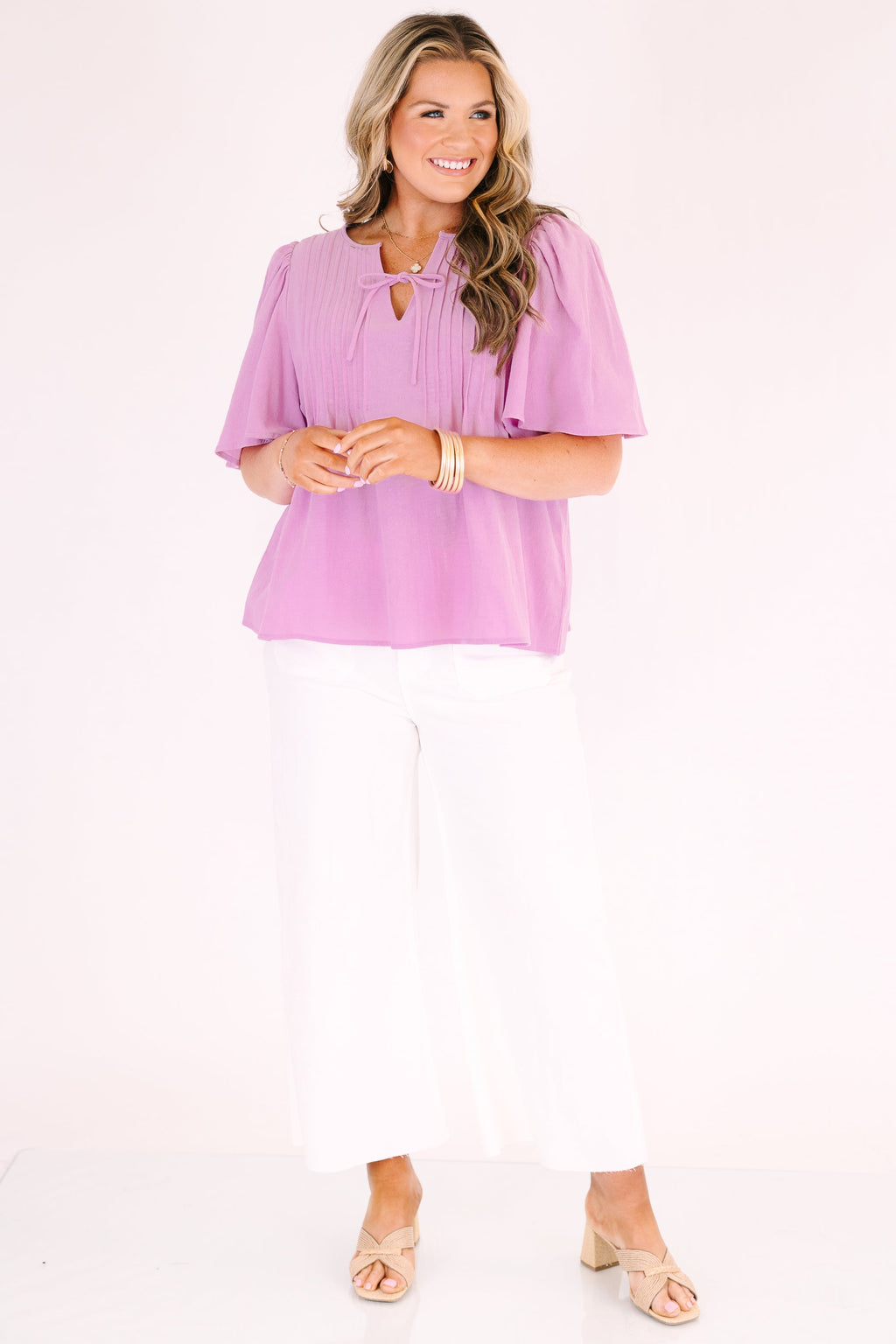 Go With It Top, Pink