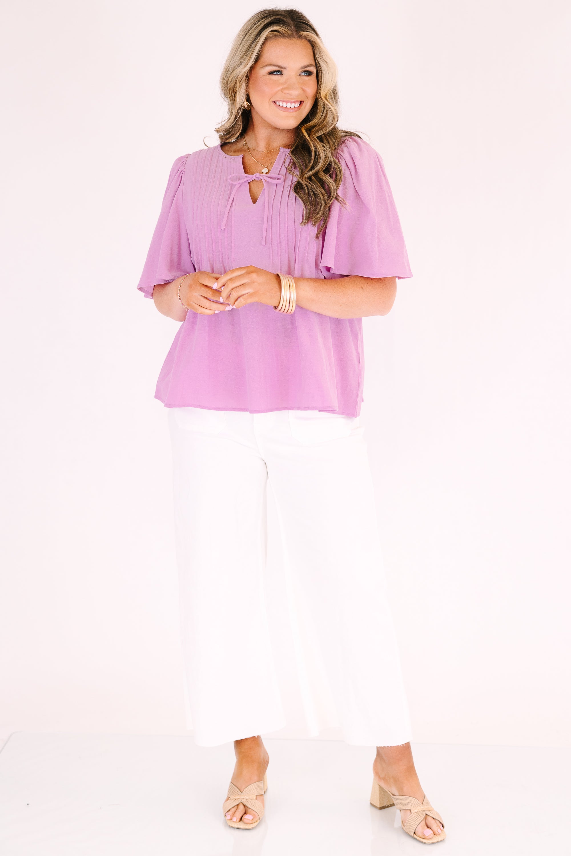 Go With It Top, Pink