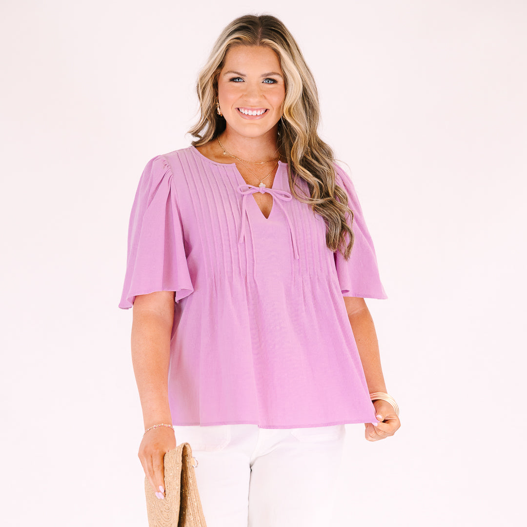 Go With It Top, Pink