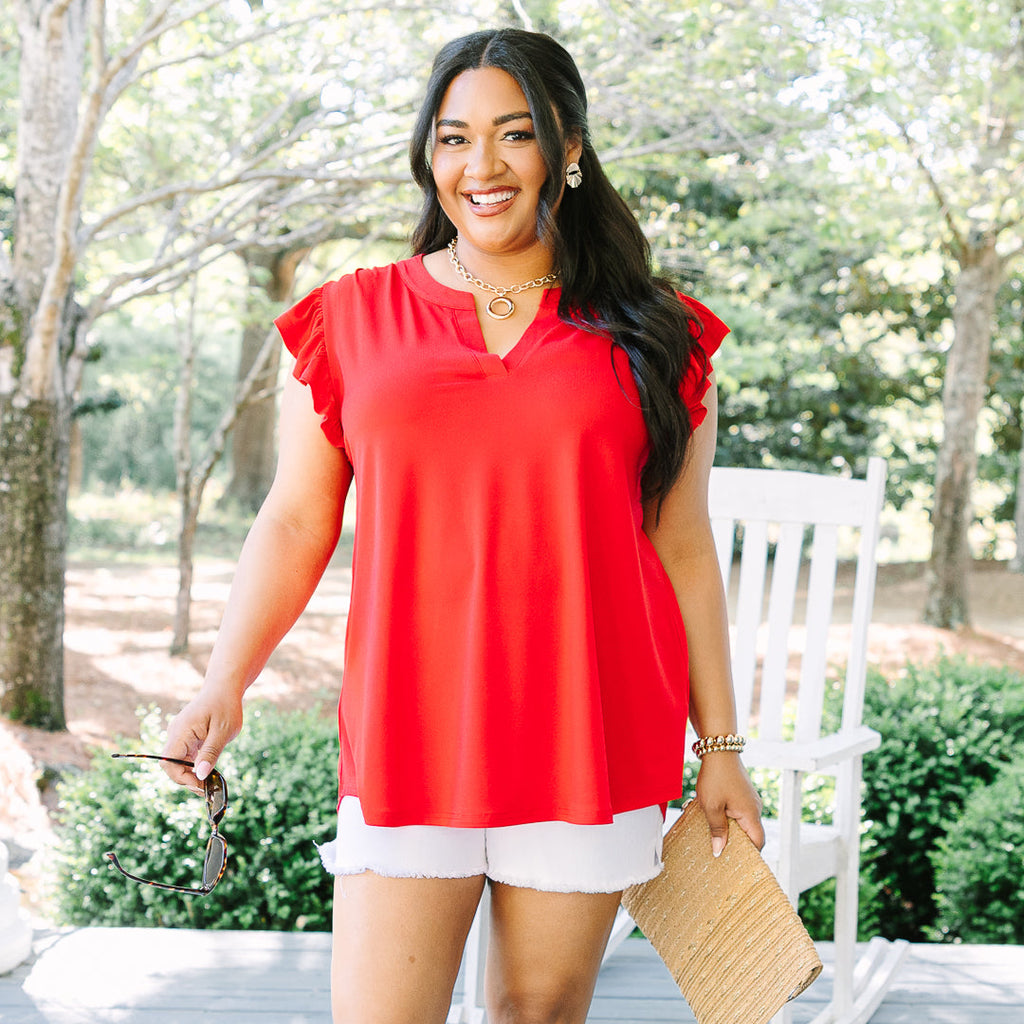 Grace Bay Top, Red
