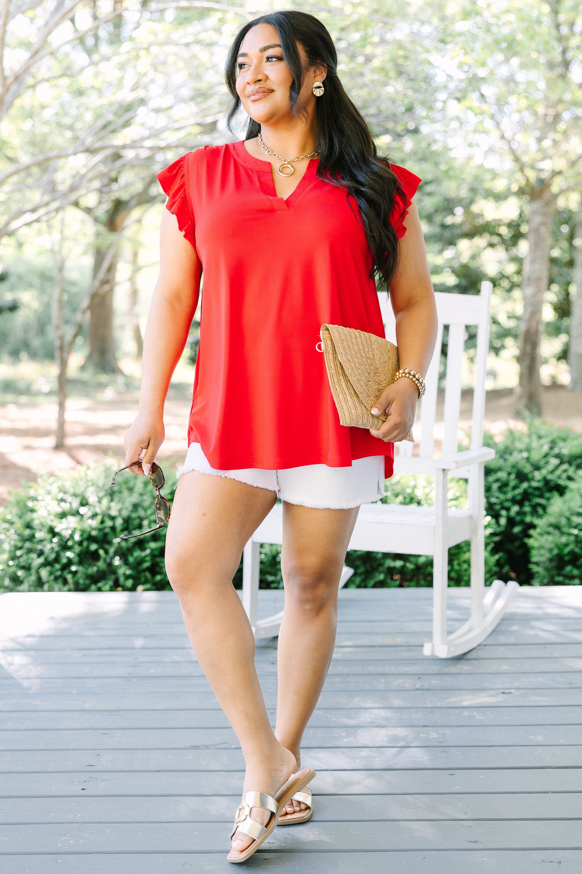 Grace Bay Top, Red