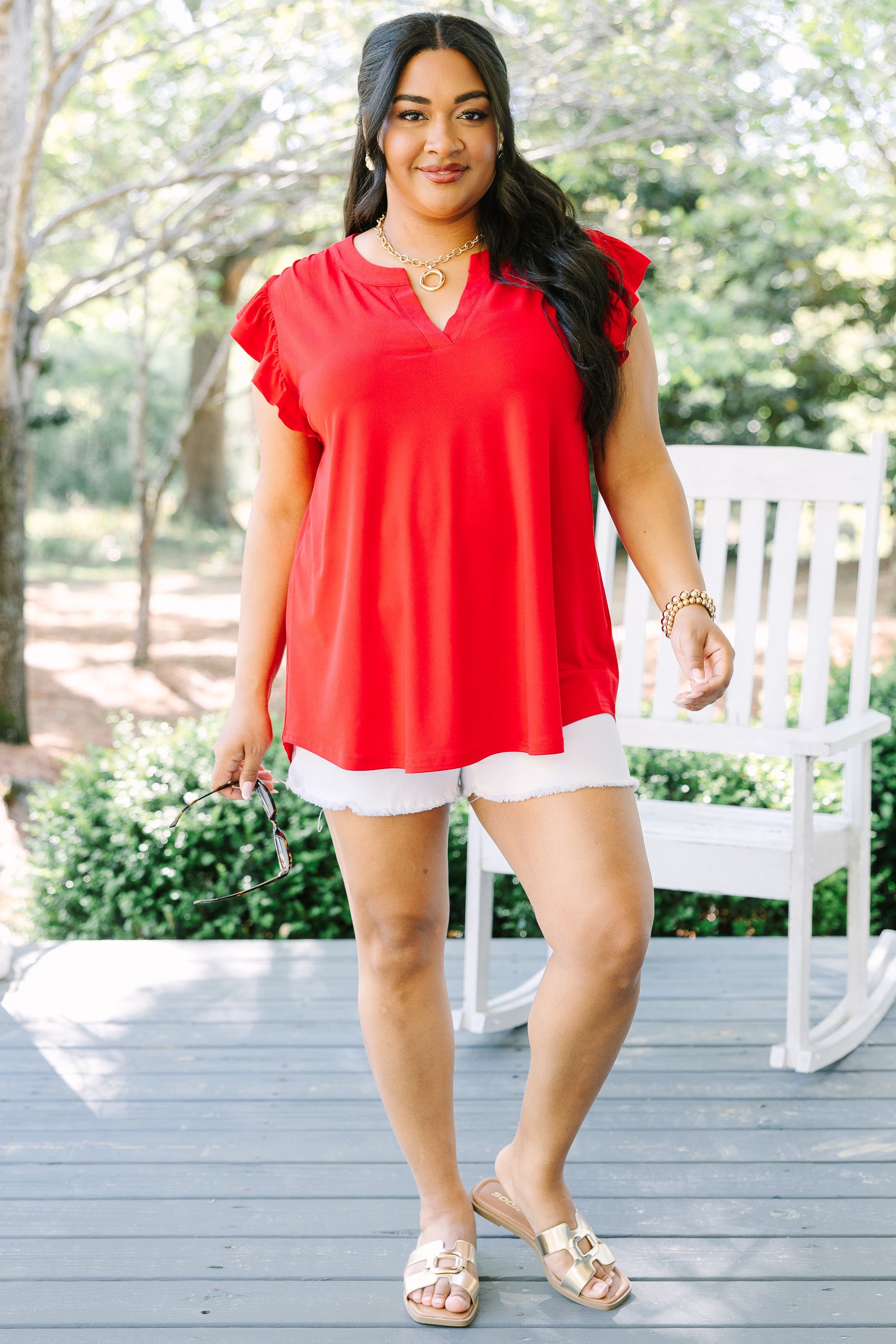 Grace Bay Top, Red