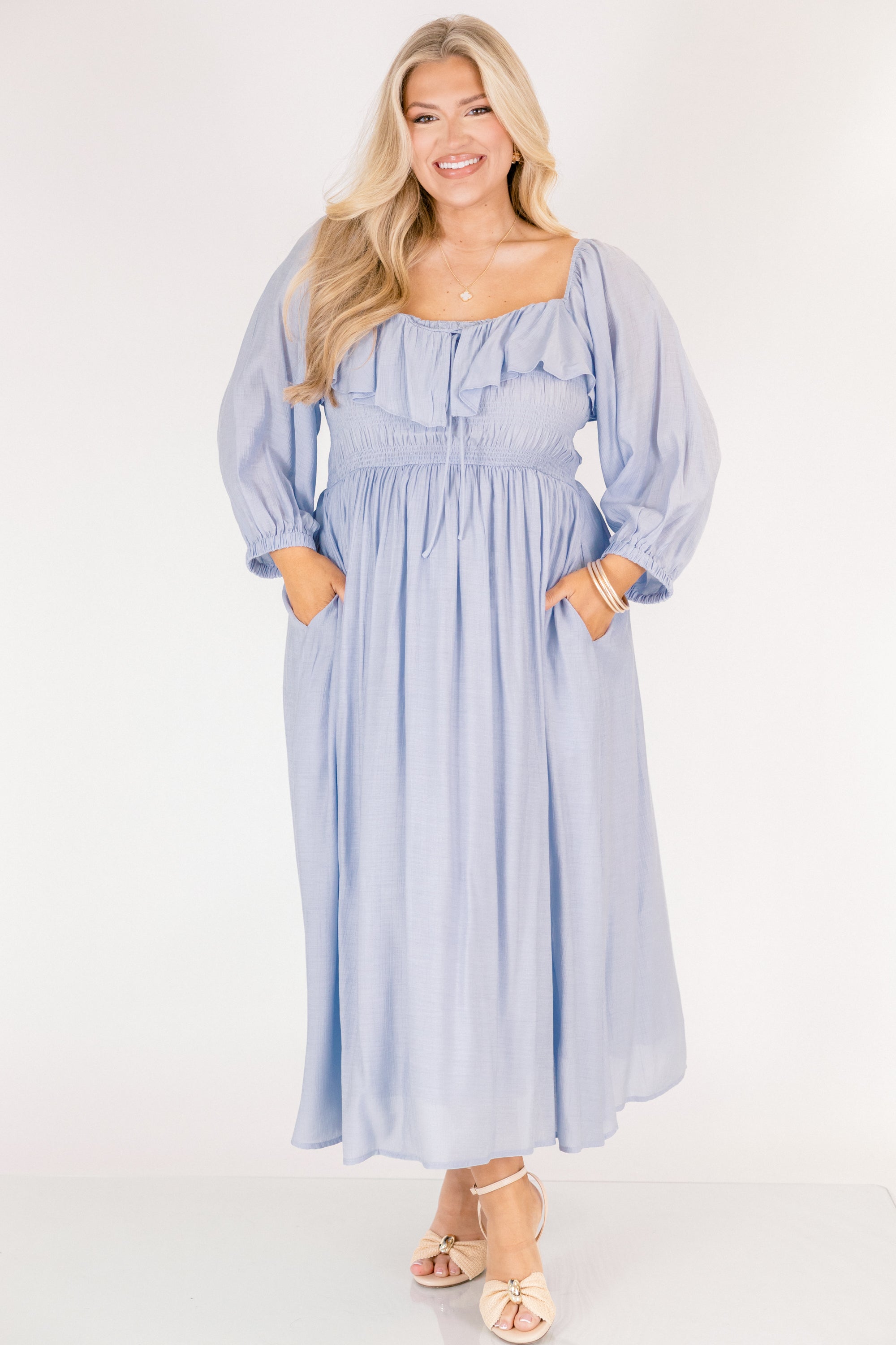 Grace Filled Dress, Sky