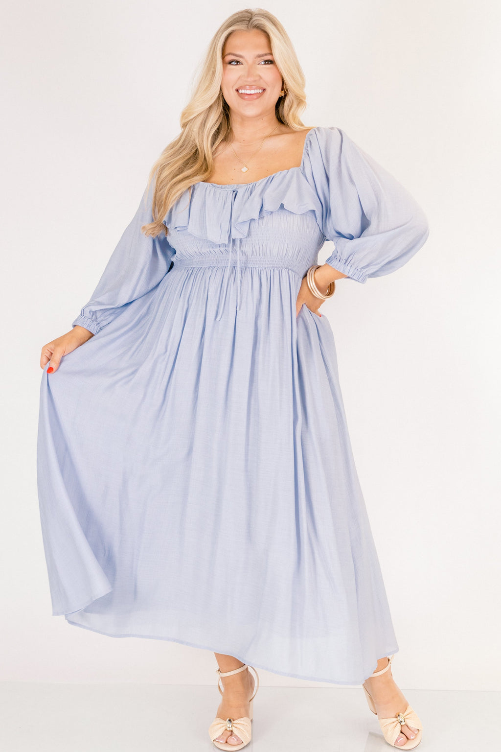 Grace Filled Dress, Sky