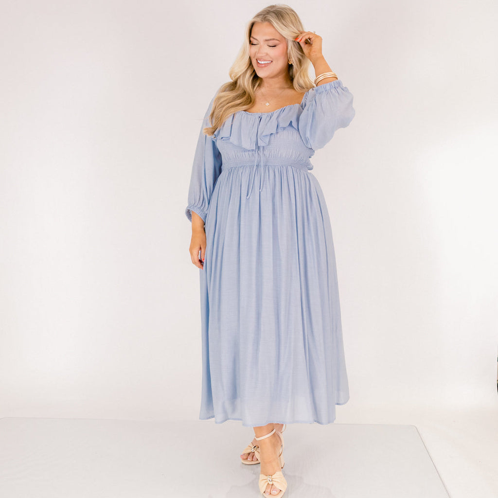 Grace Filled Dress, Sky