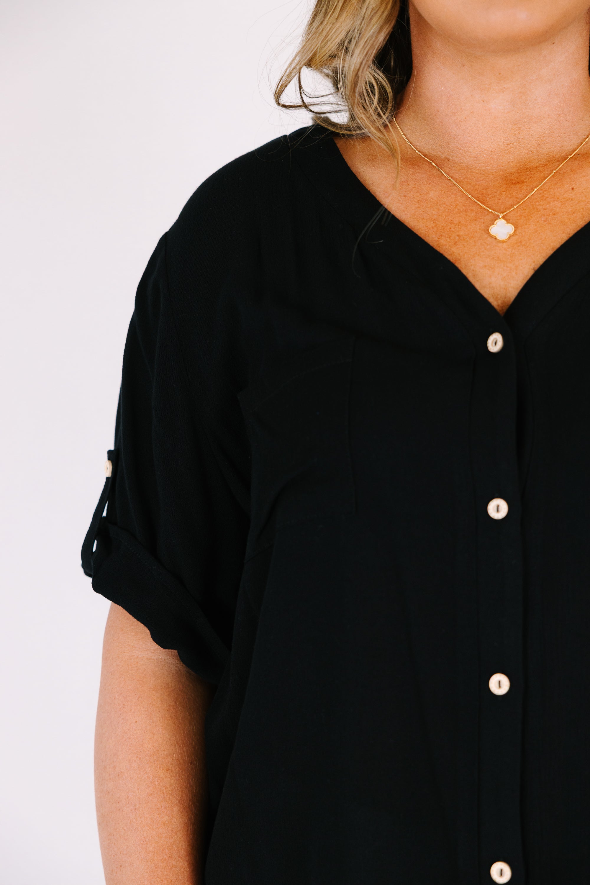 Great Days Ahead Top, Black