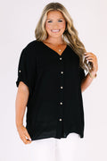Great Days Ahead Top, Black