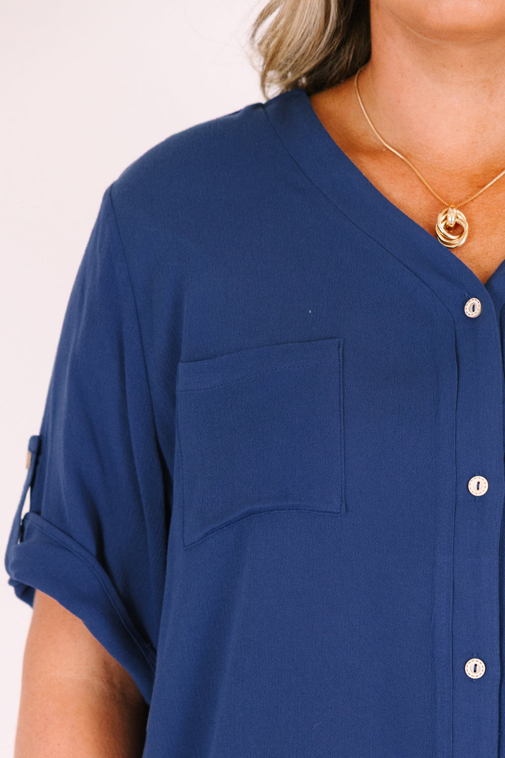 Great Days Ahead Top, Navy