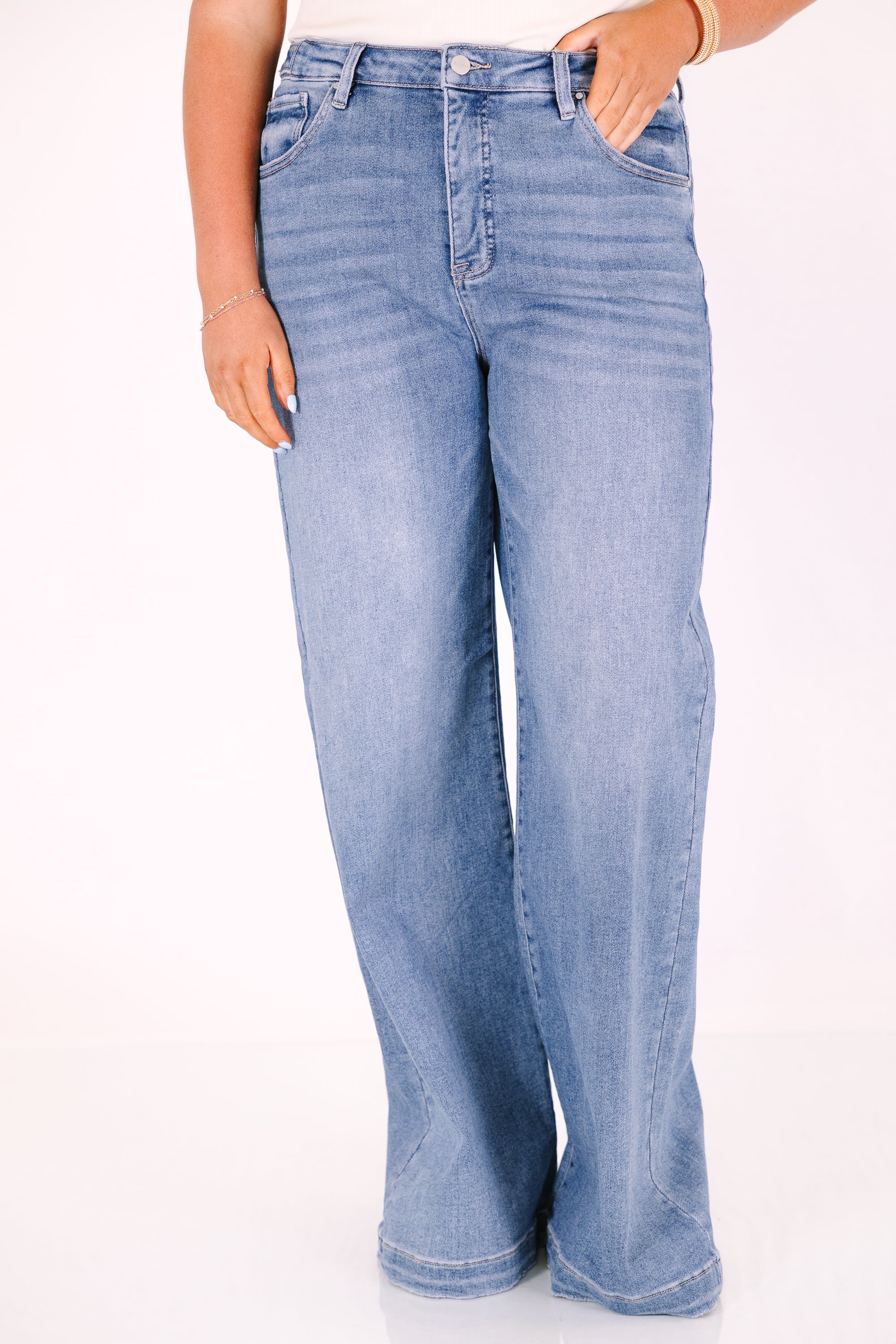 Guide The Way Jeans, Medium Wash
