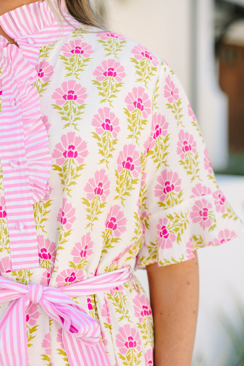 Half Truths Dress, Pink
