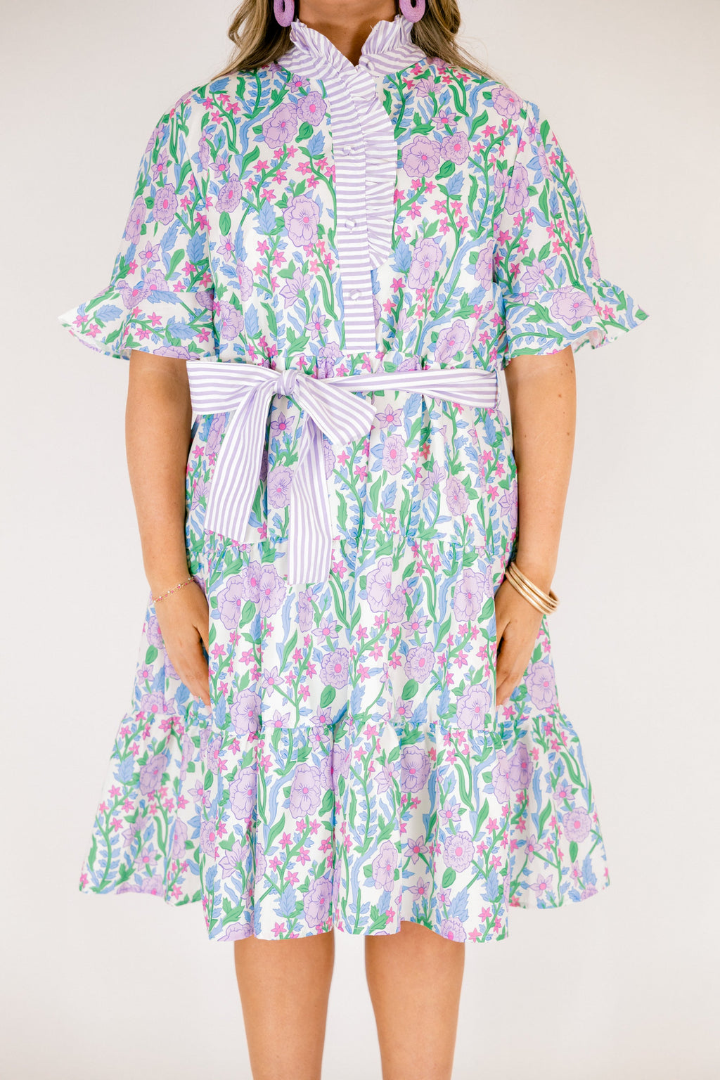Half Truths Dress, Purple