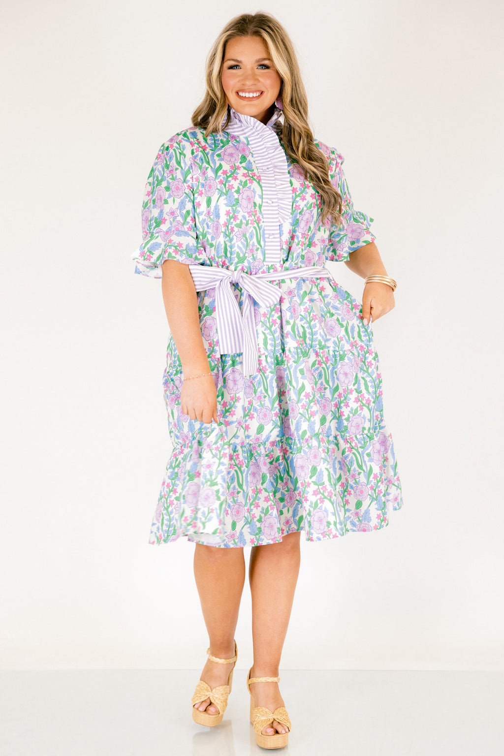 Half Truths Dress, Purple