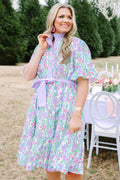 Half Truths Dress, Purple
