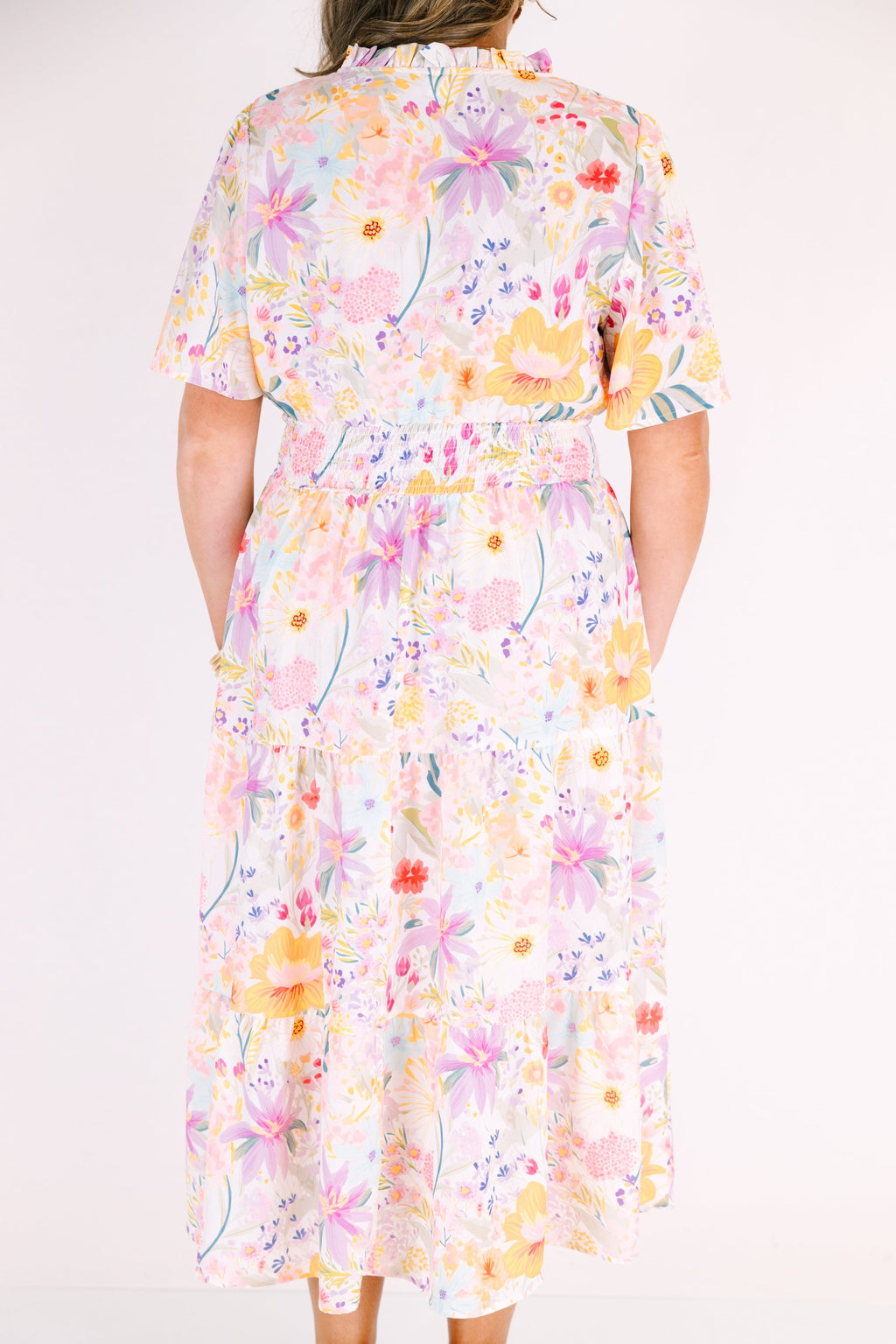 Happy To Be Me Dress, Lavender Mix