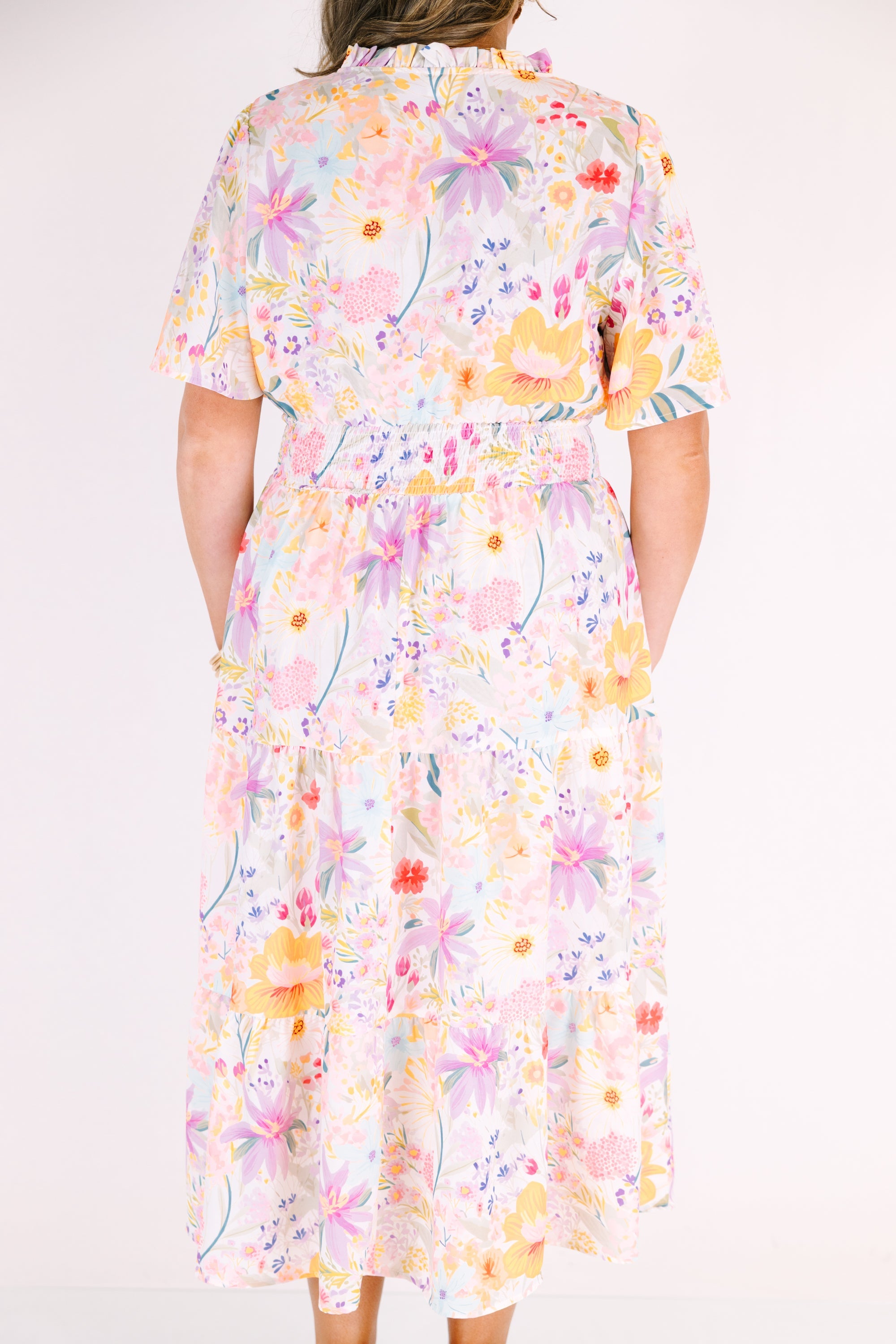 Happy To Be Me Dress, Lavender Mix