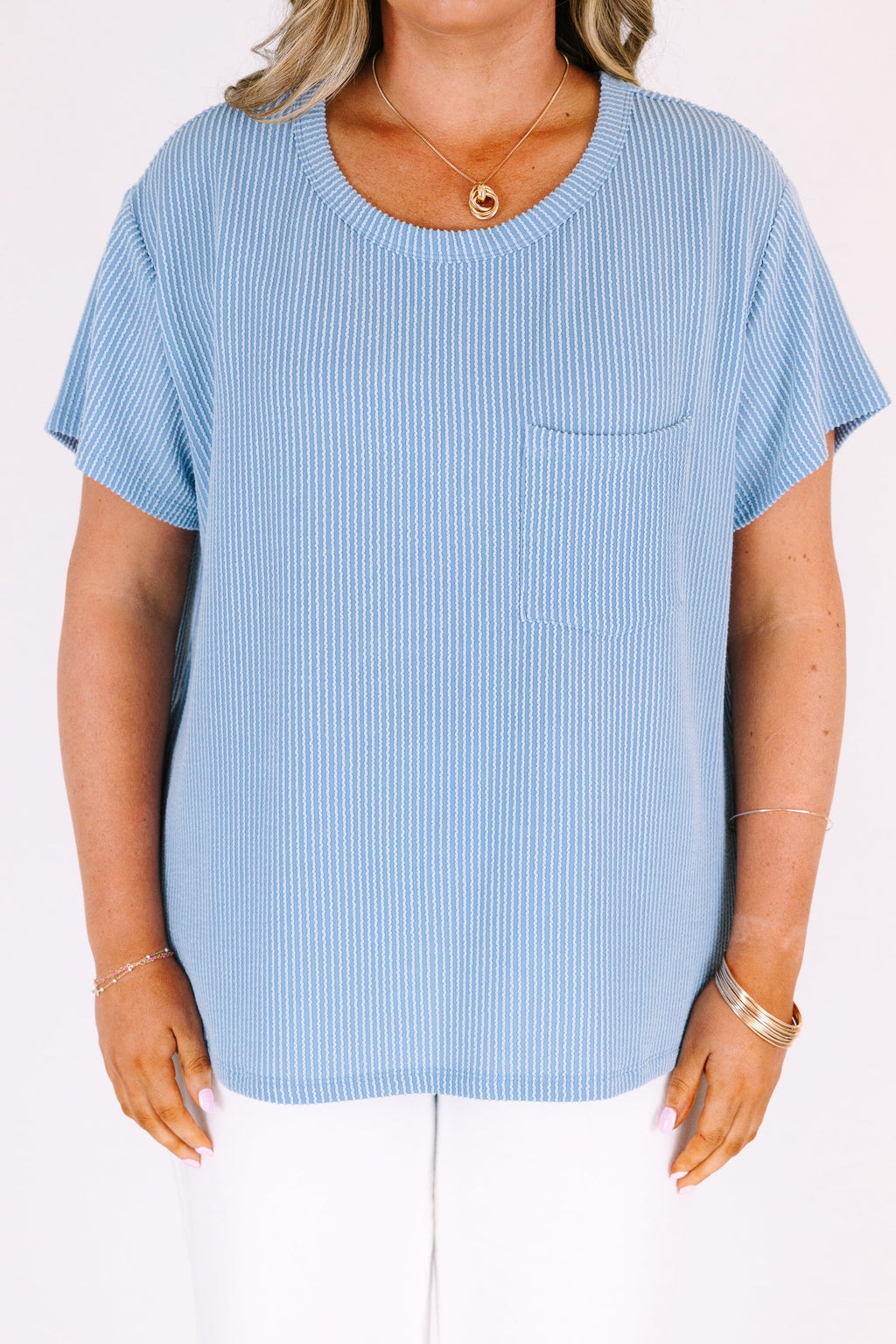 Headliner Top, Dusty Blue