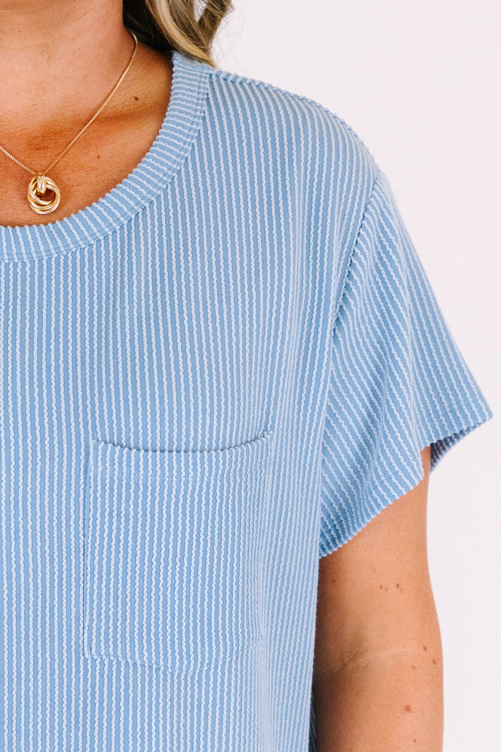 Headliner Top, Dusty Blue