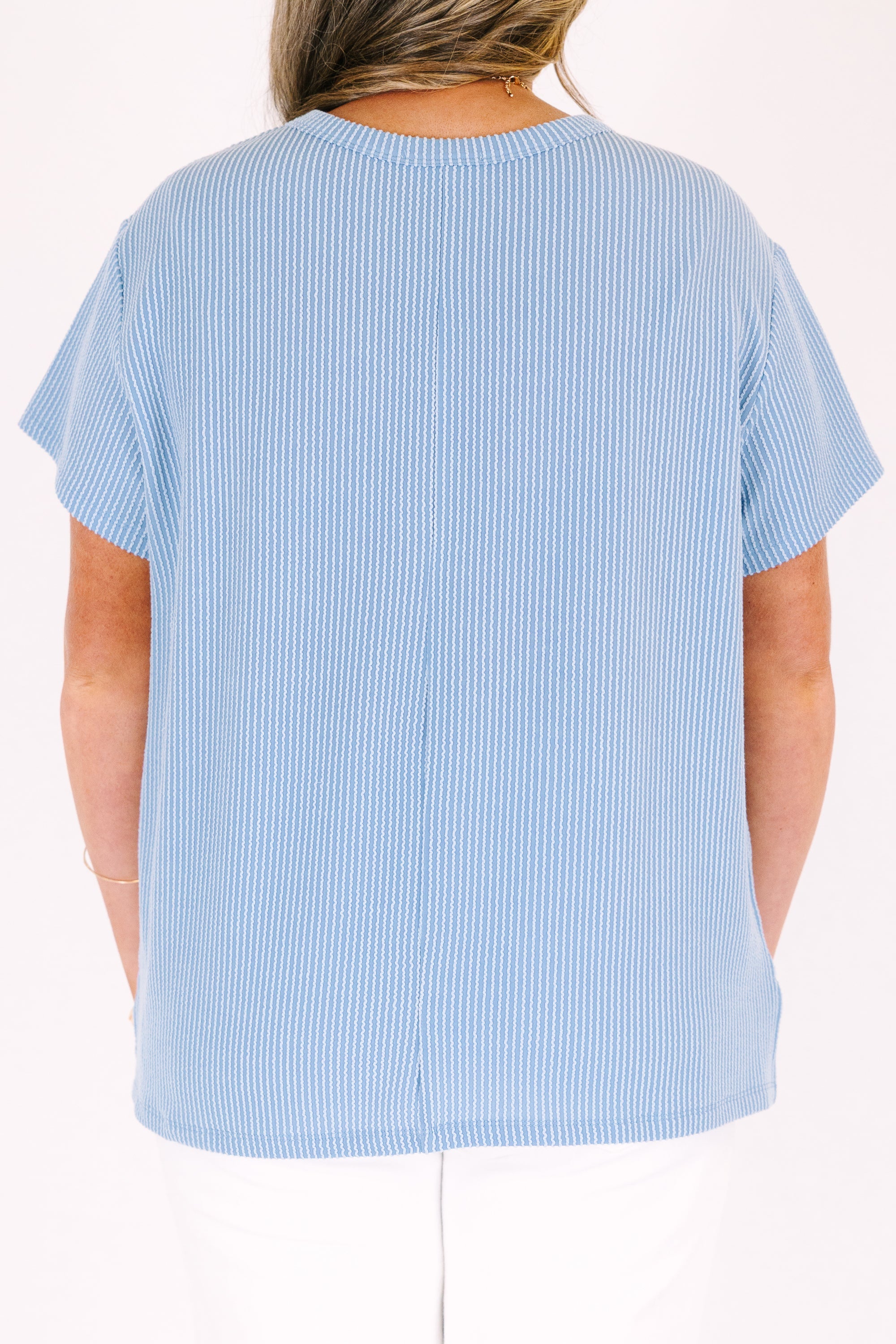Headliner Top, Dusty Blue