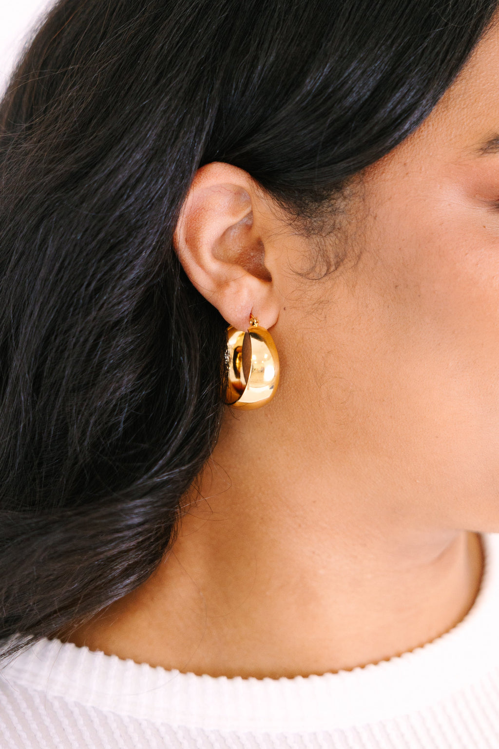 Held By Hope Earrings, Gold