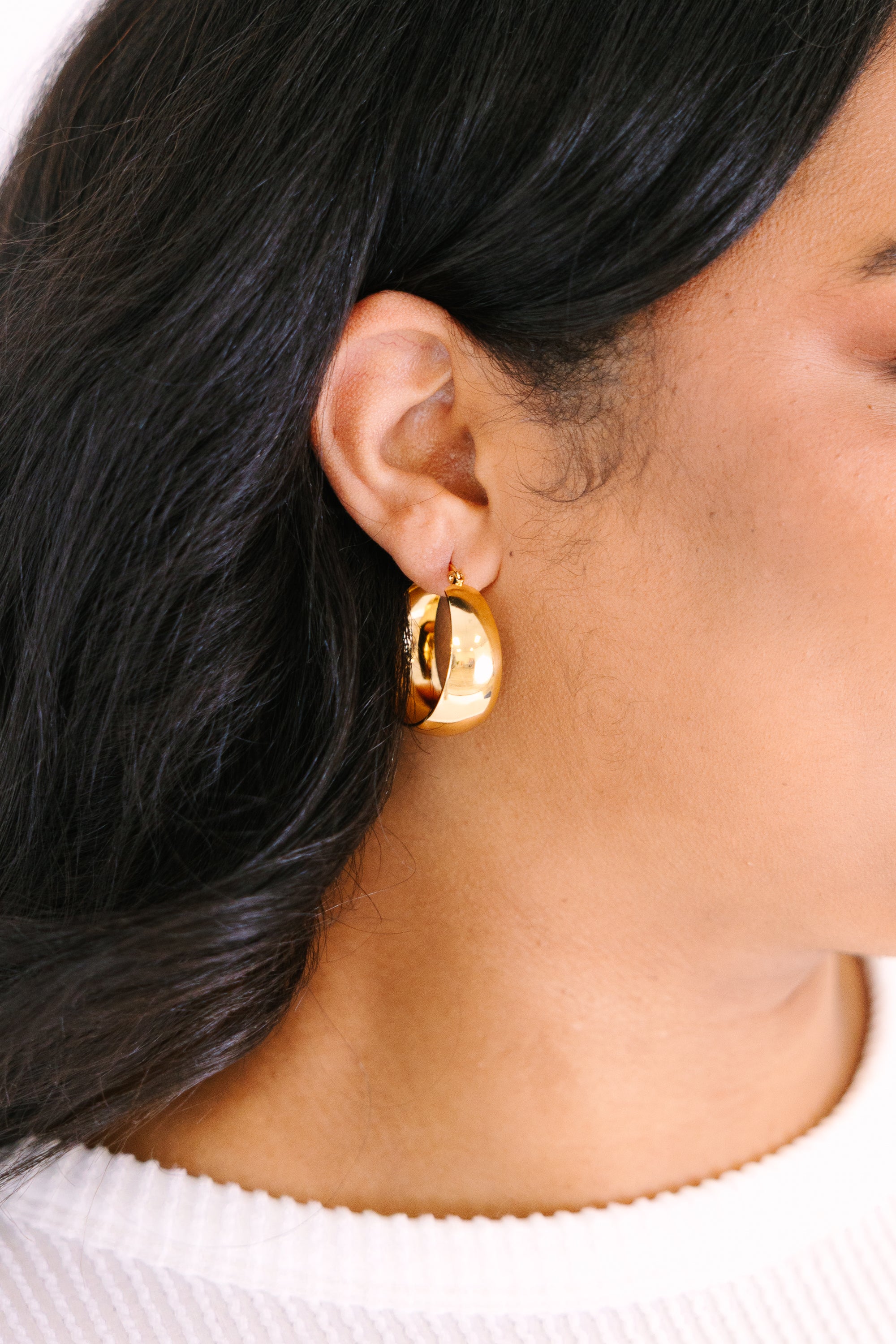 Held By Hope Earrings, Gold