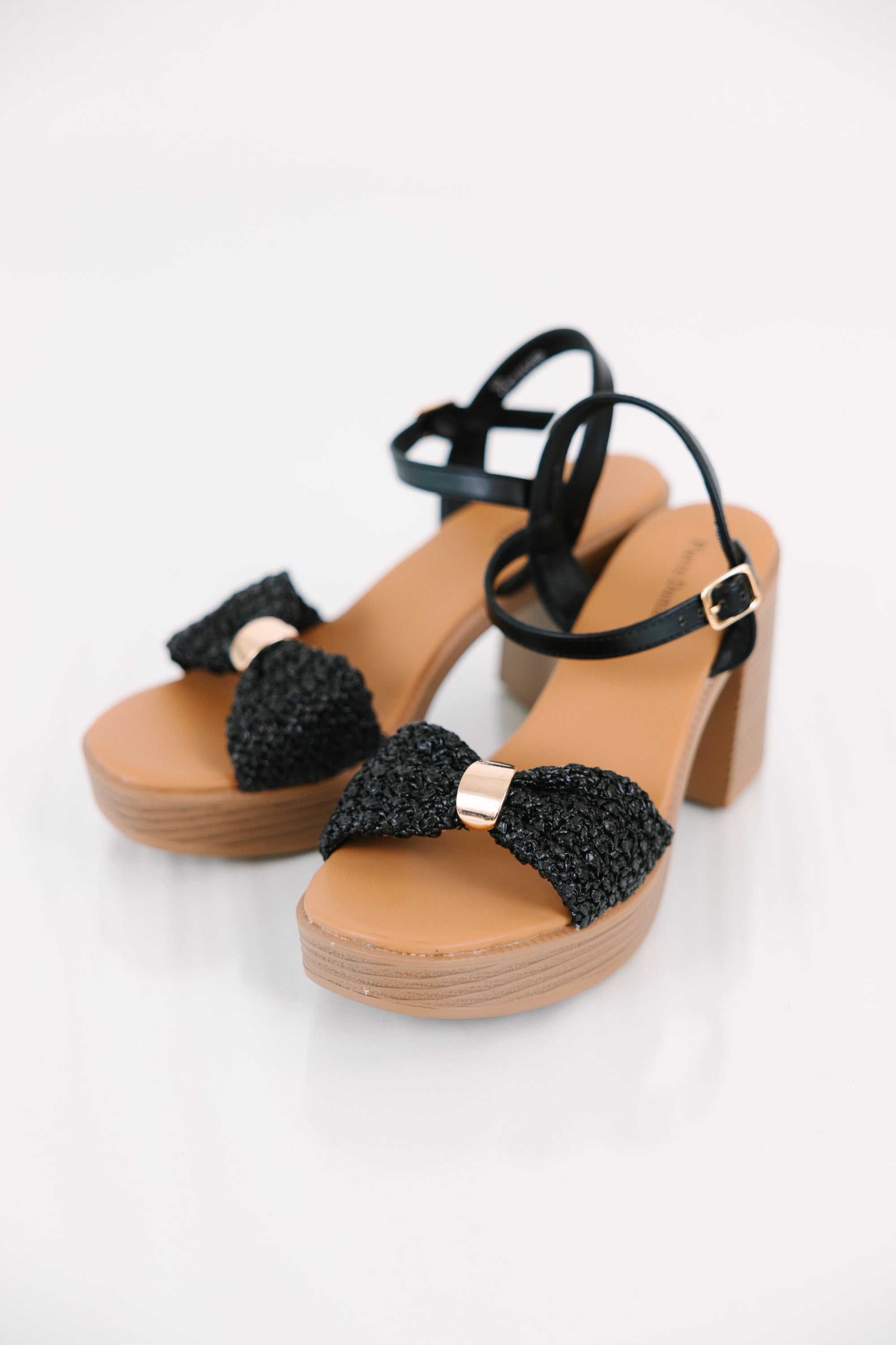 Here We Are Heels, Black