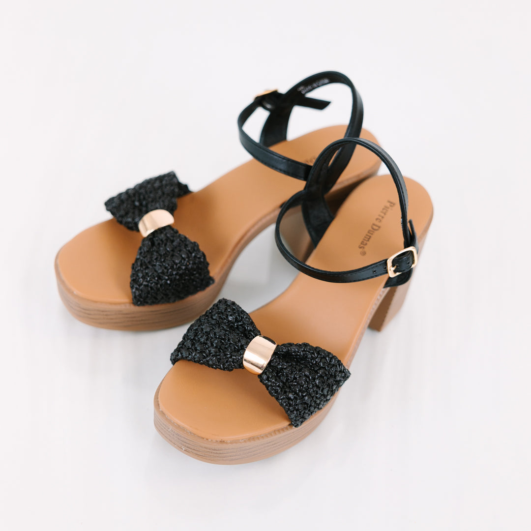 Here We Are Heels, Black