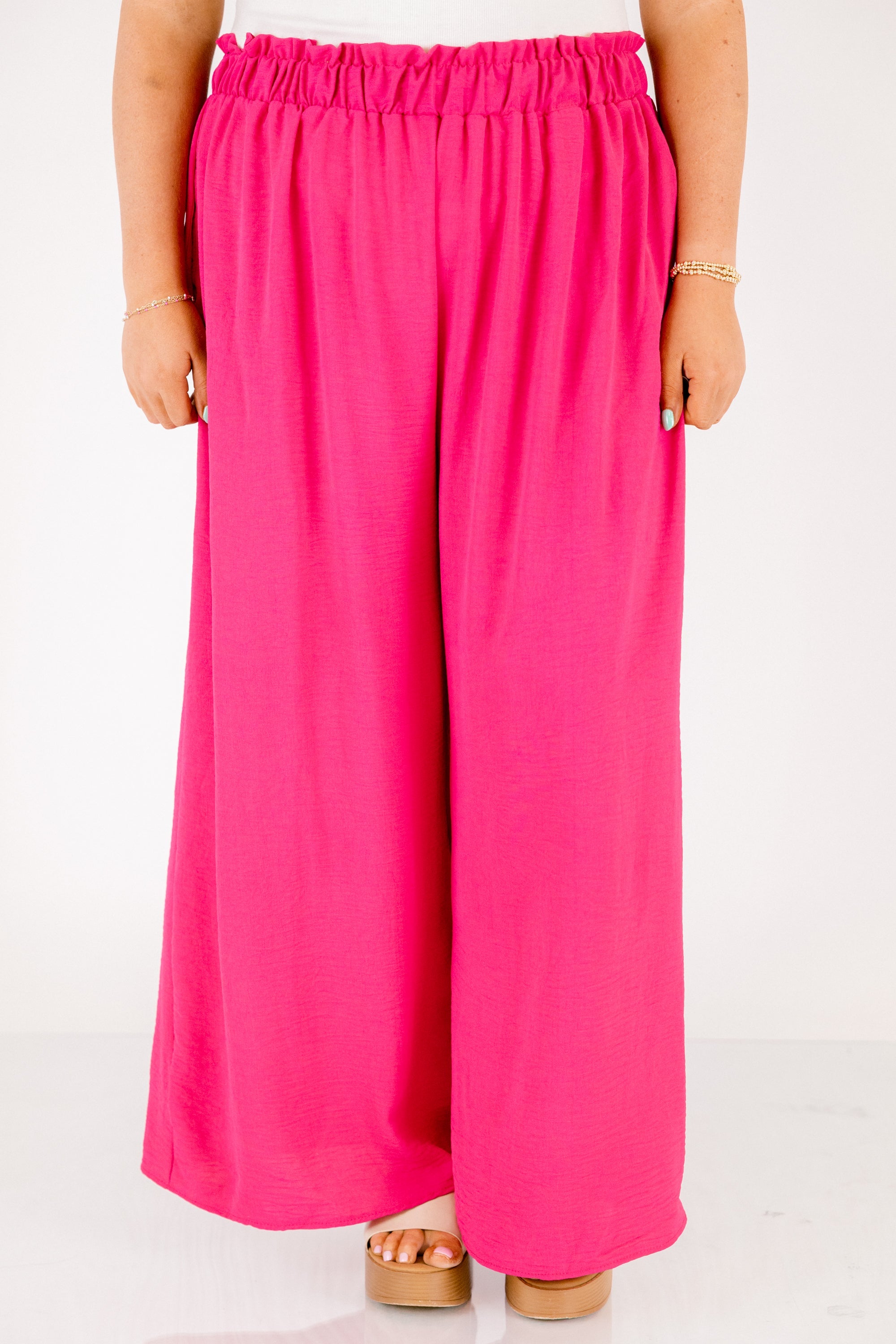 Hit The Town Pants, Fuchsia