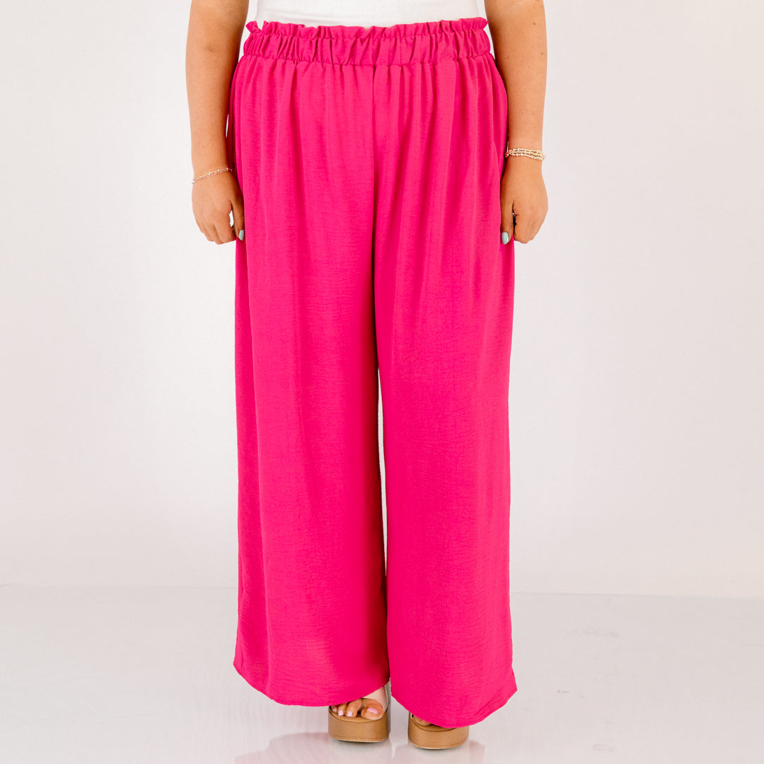 Hit The Town Pants, Fuchsia