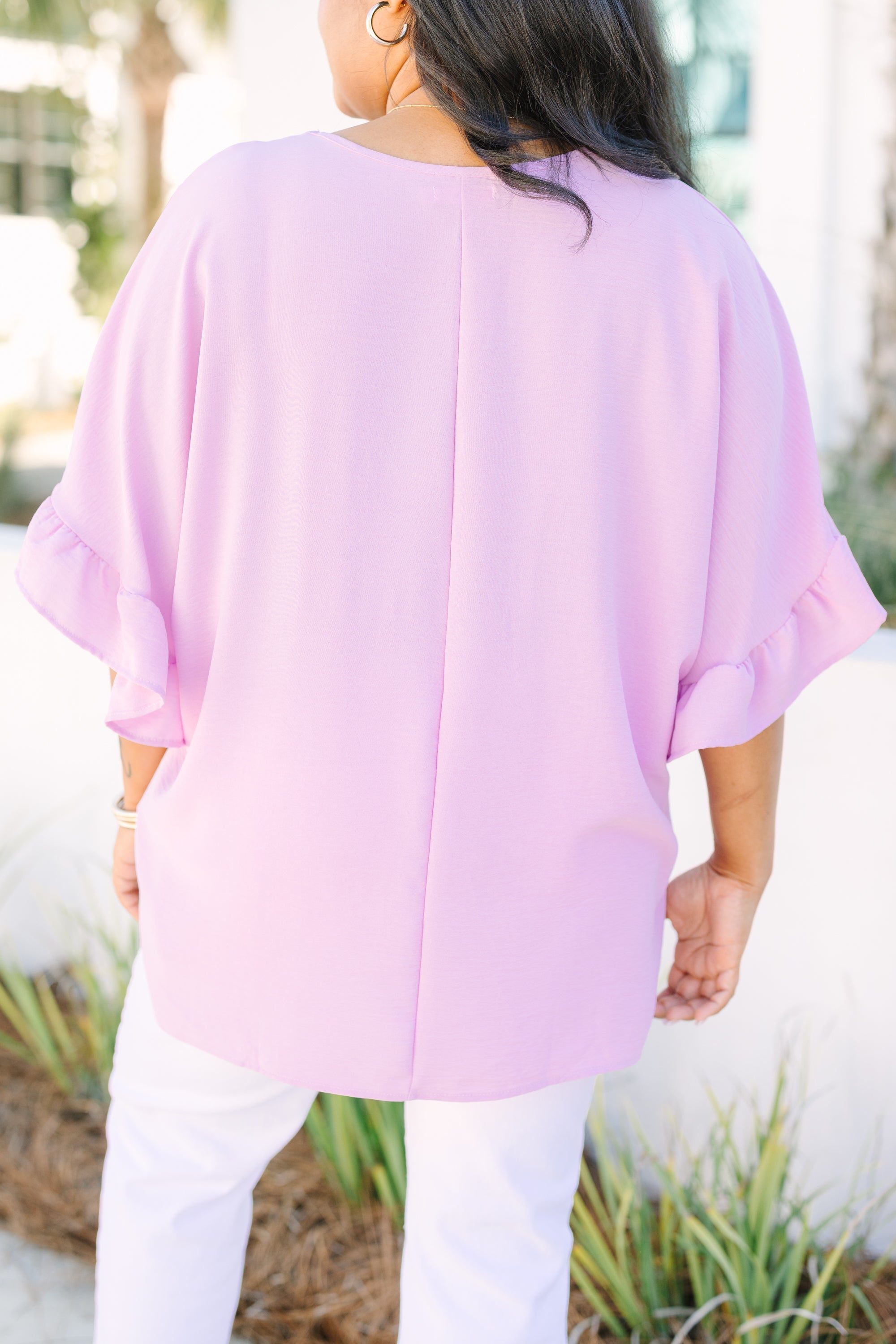 Holding Steady Top, Light Purple