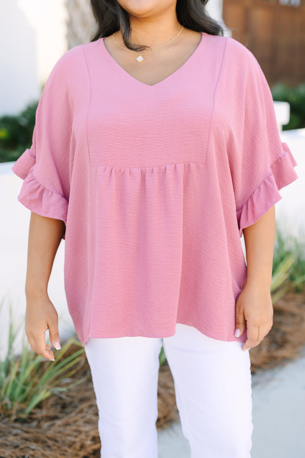 Holding Steady Top, Pink