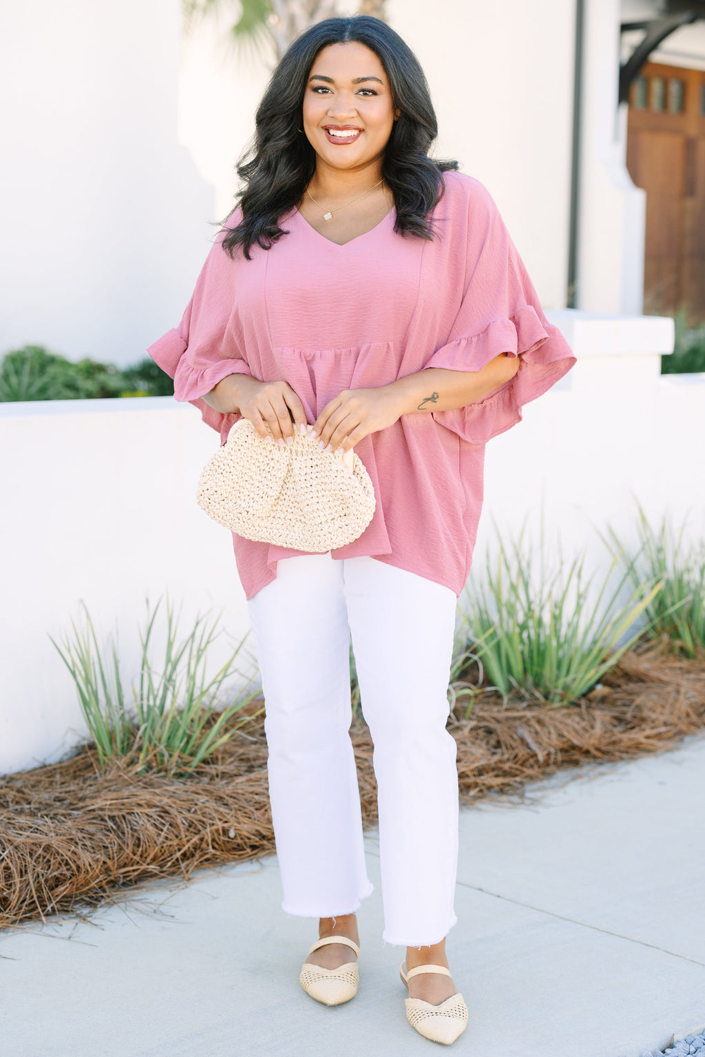 Holding Steady Top, Pink