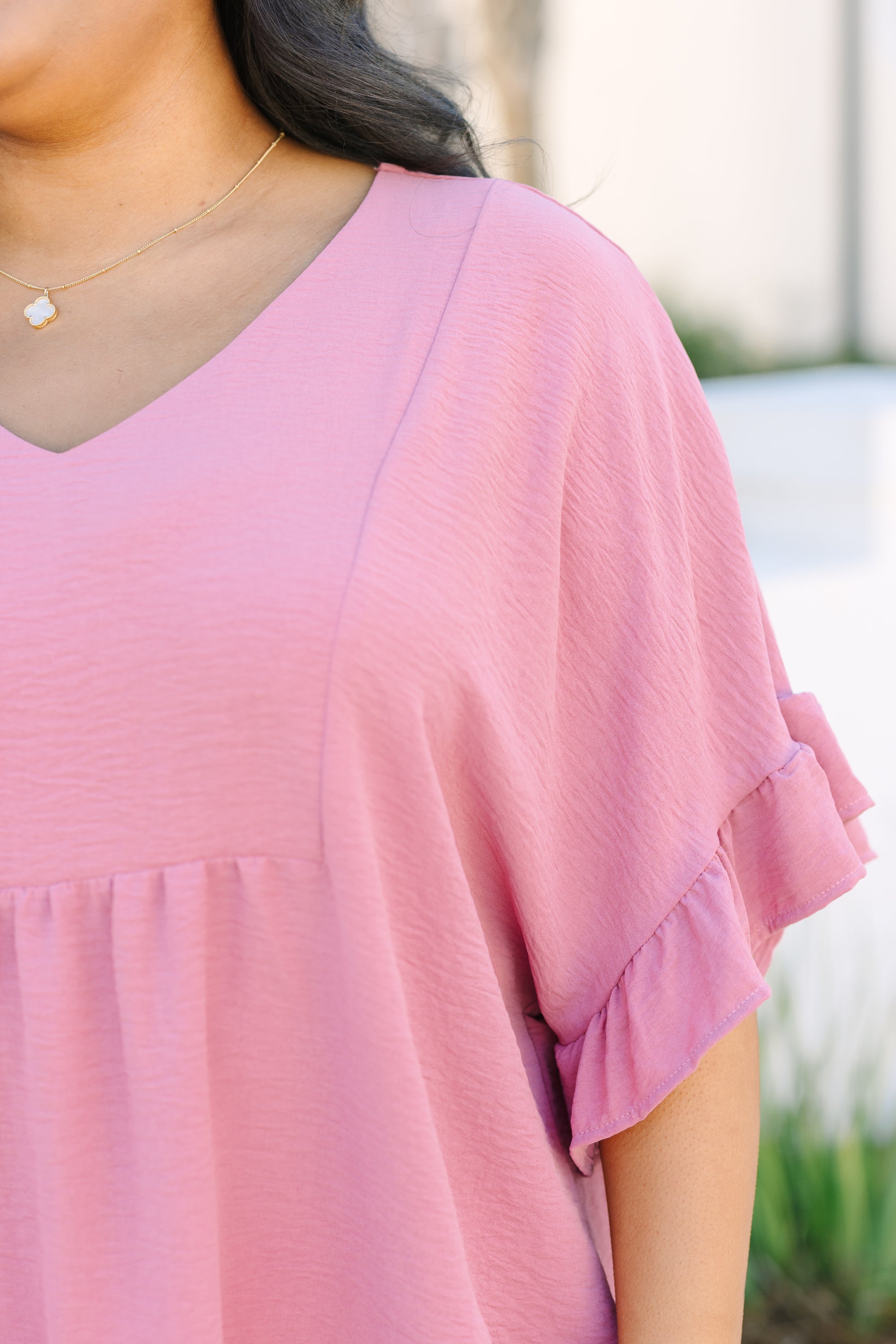 Holding Steady Top, Pink