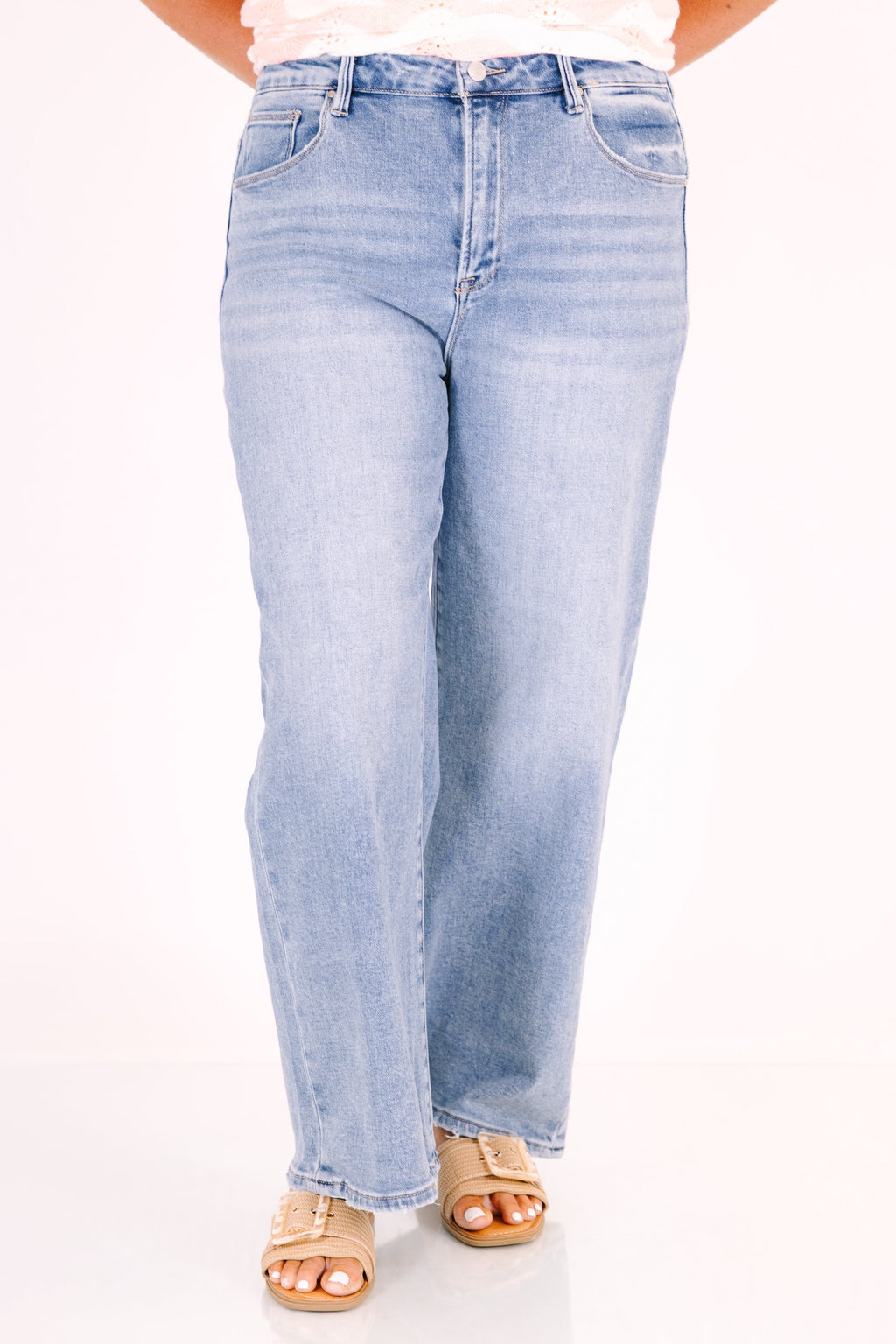 Hold Steady Jeans, Light Wash