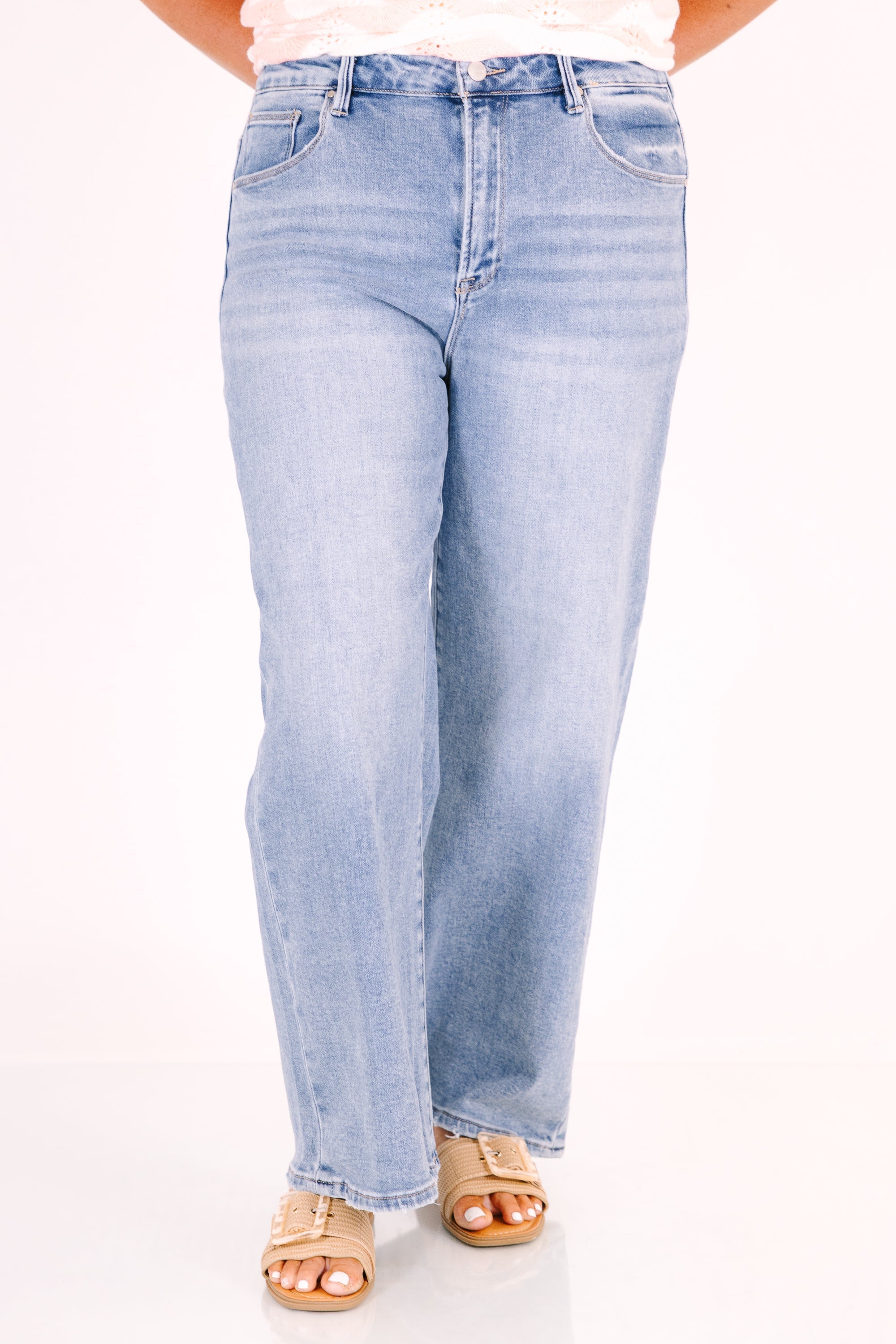Hold Steady Jeans, Light Wash