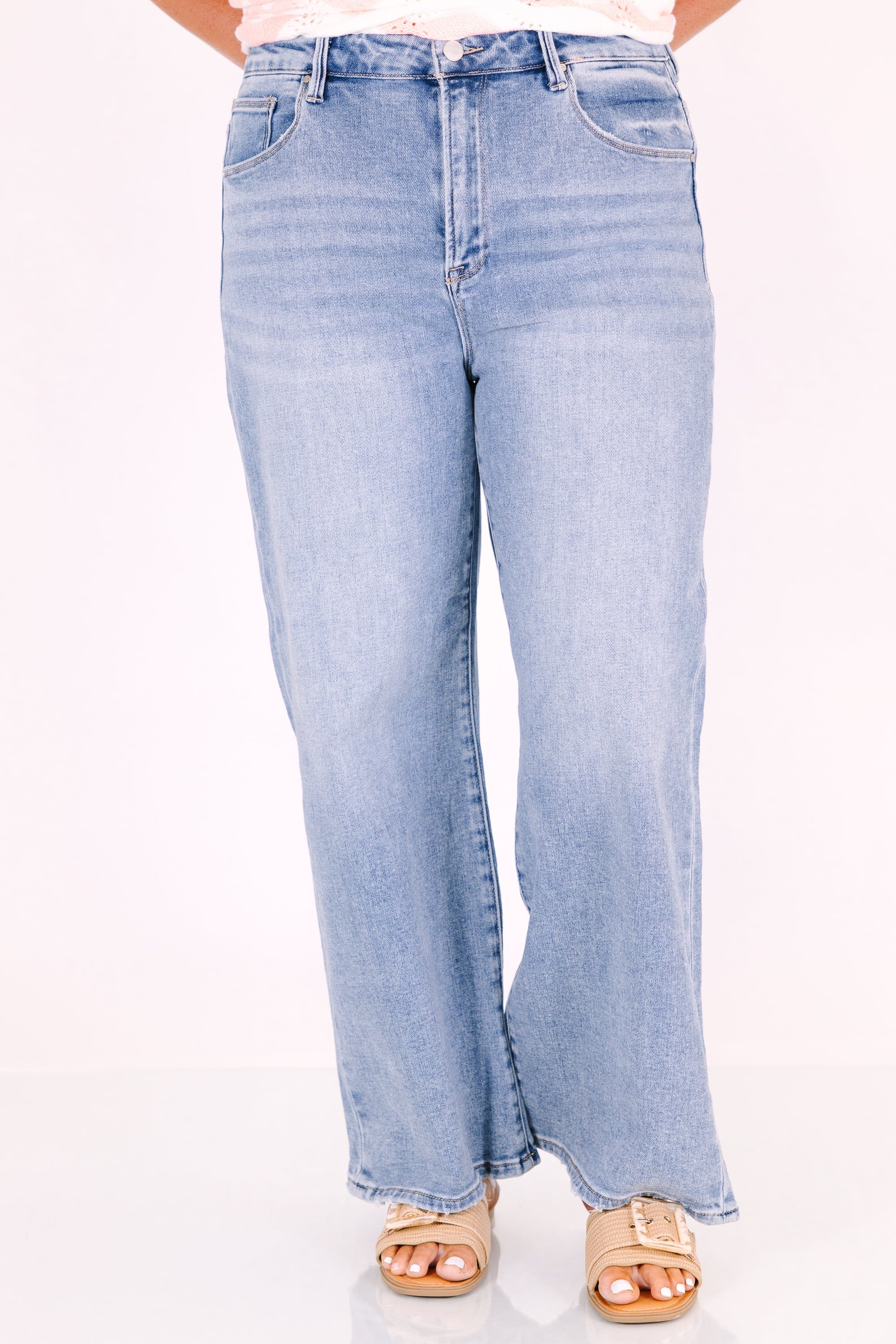 Hold Steady Jeans, Light Wash