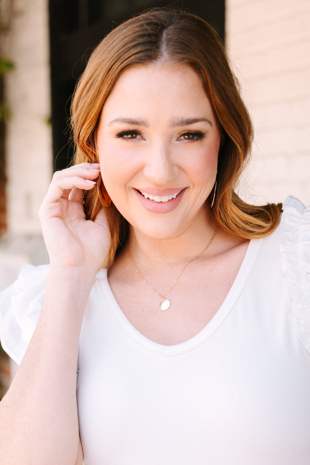 Hold The Line Necklace, Gold