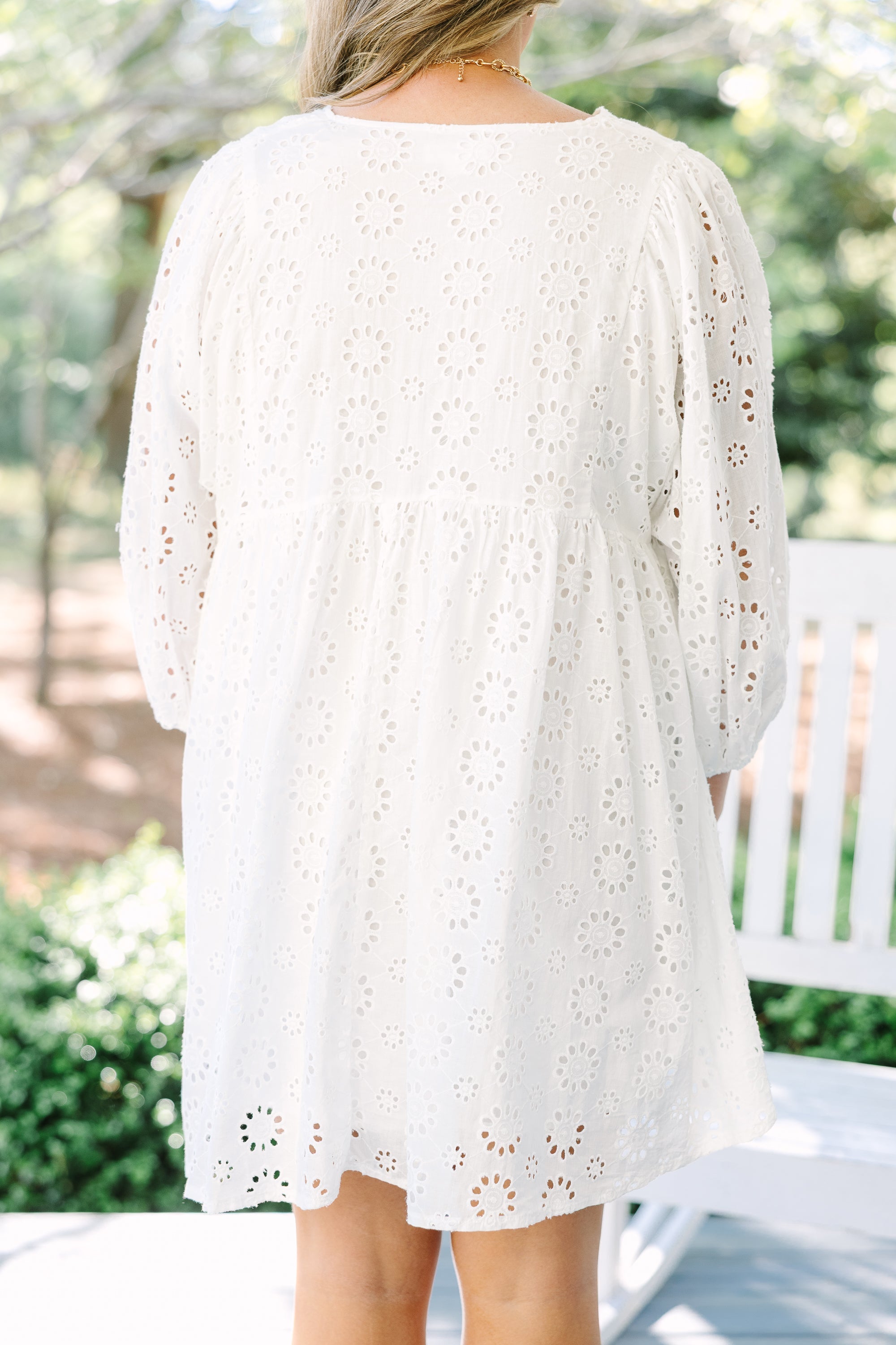 Honey Babe Dress, White